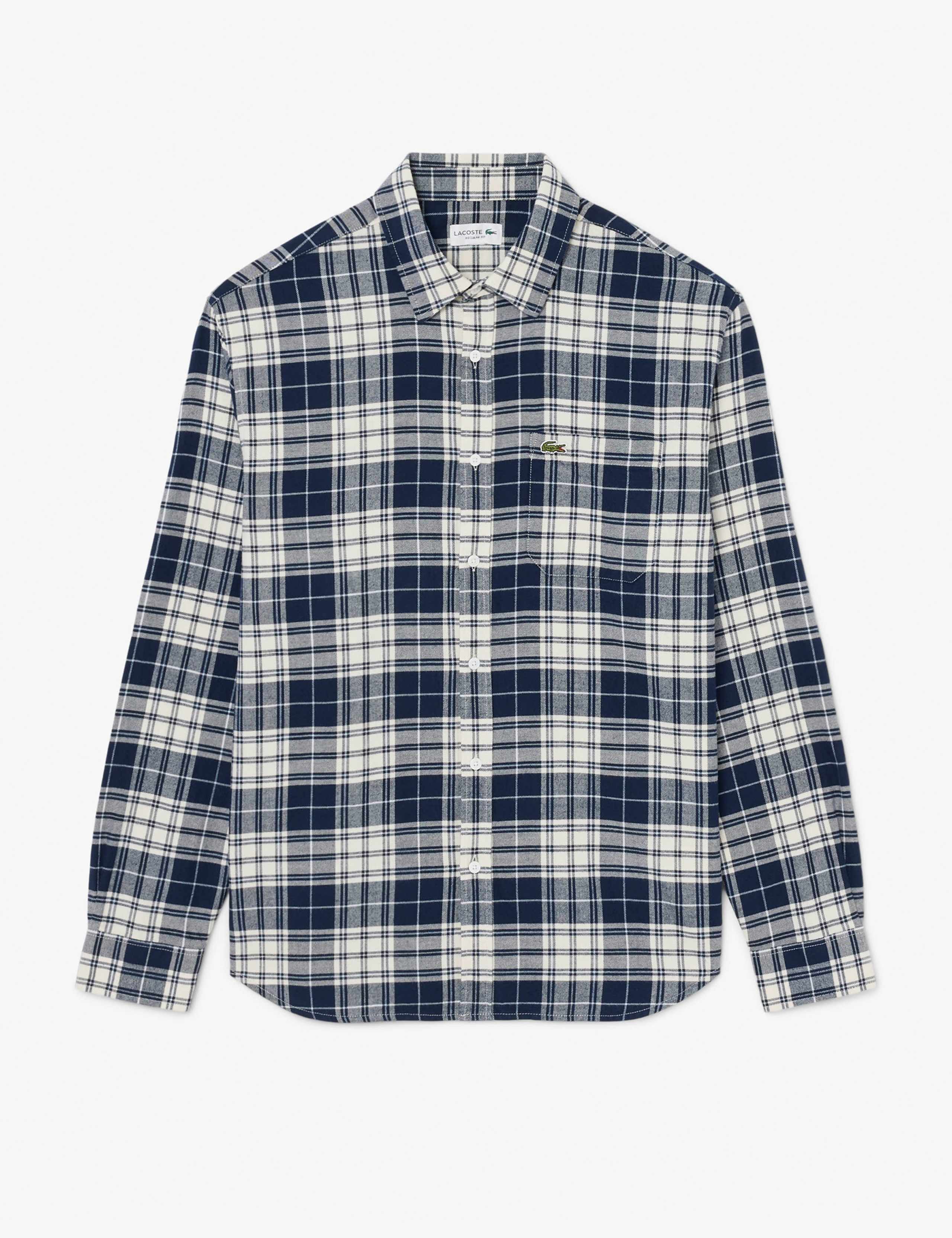 Regular Fit Pure Cotton Flannel Shirt