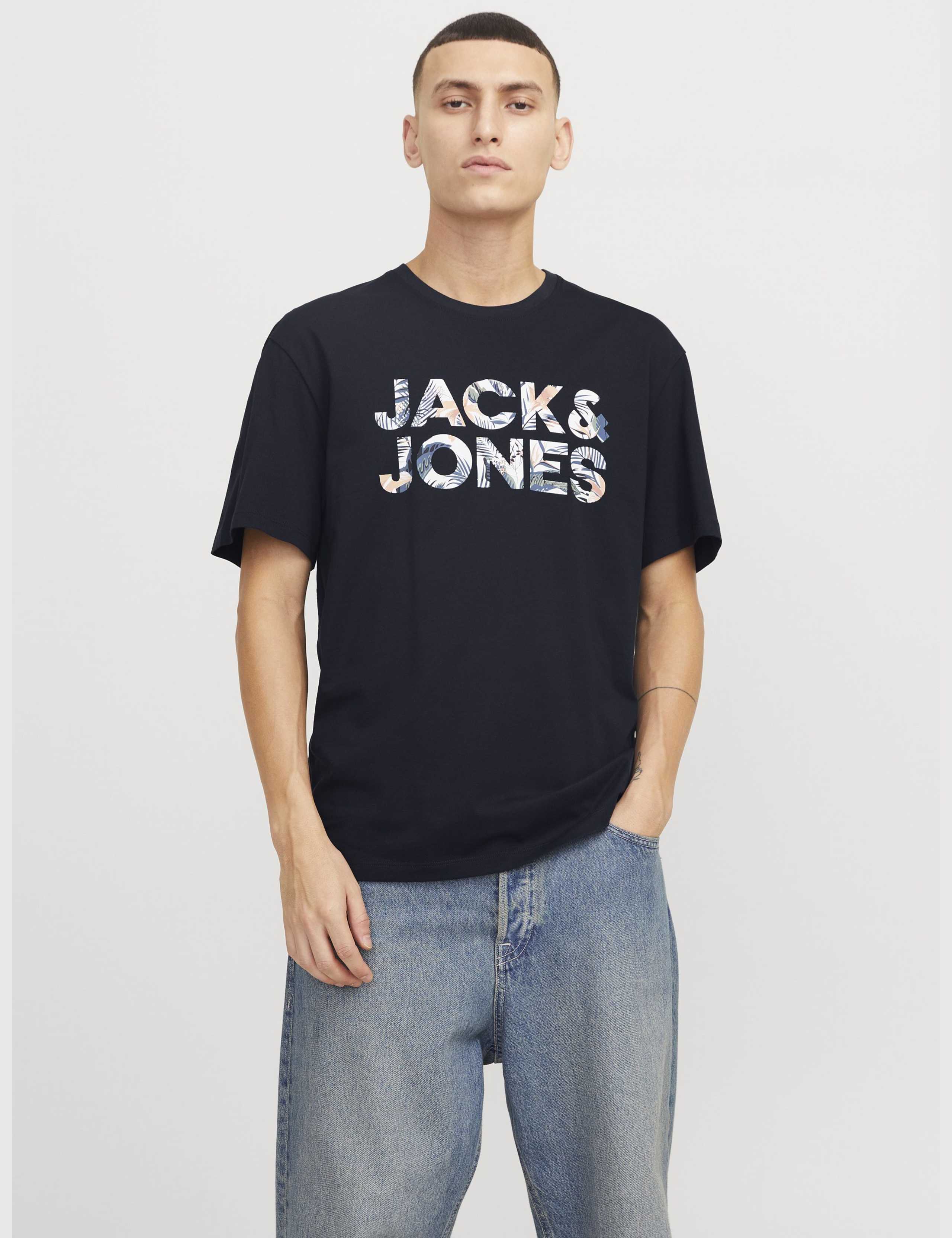 Pure Cotton Crew Neck Logo Graphic T-Shirt