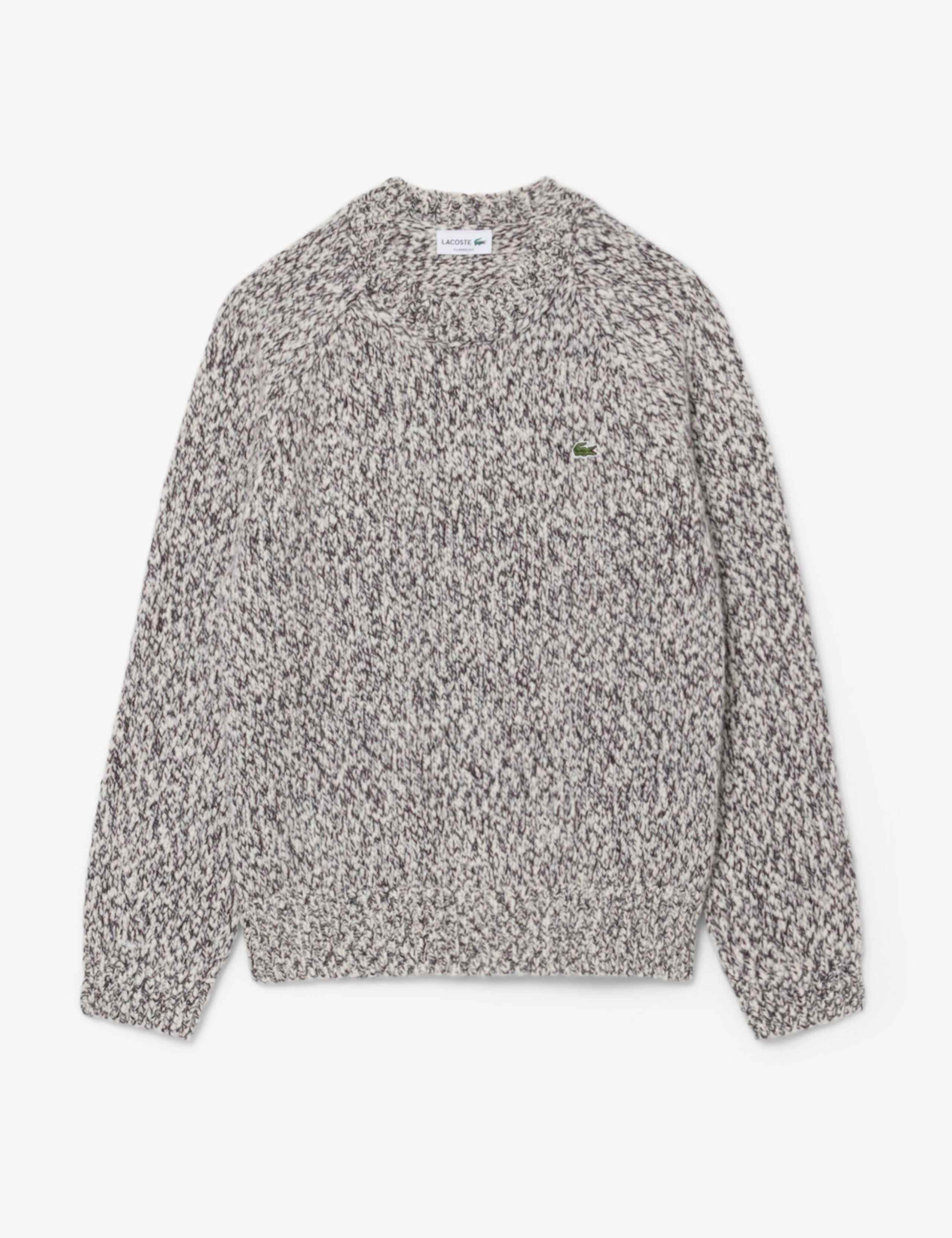 Wool Rich Textured Crew Neck Jumper