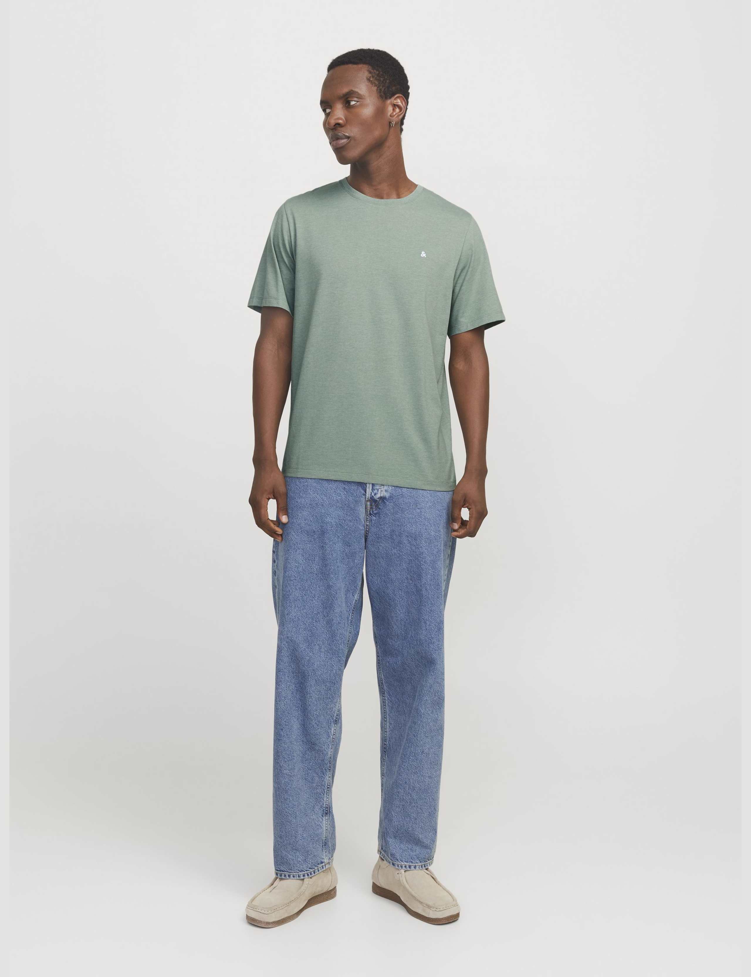 Pure Cotton Crew Neck T-Shirt
