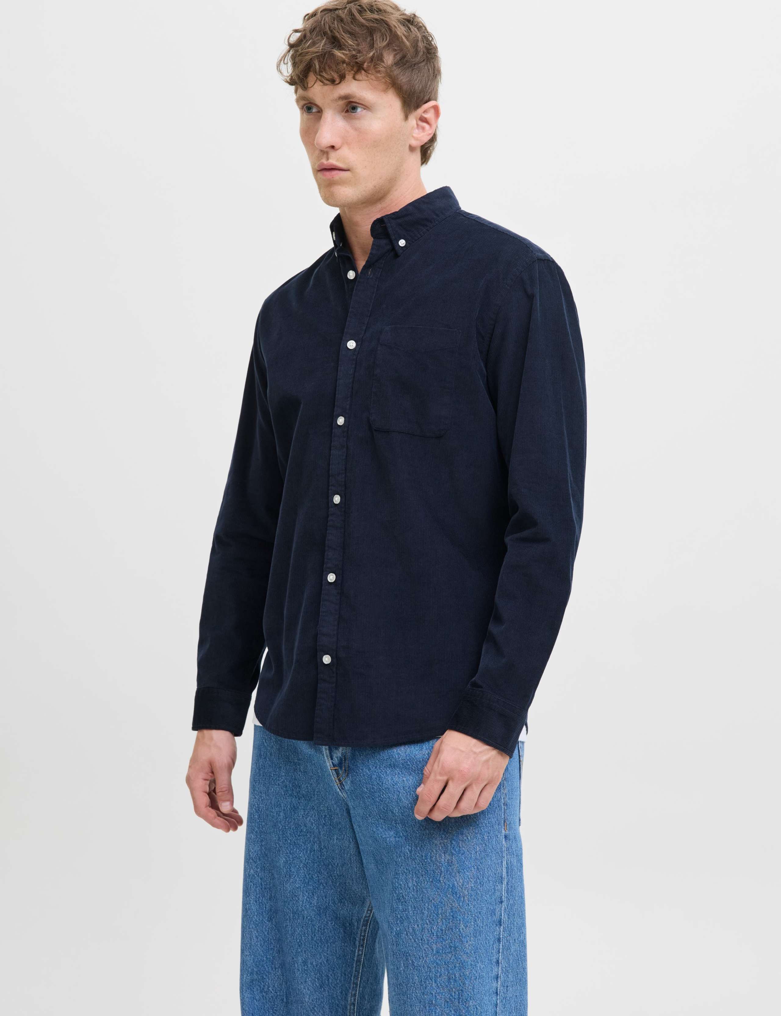 Regular Fit Corduroy Shirt