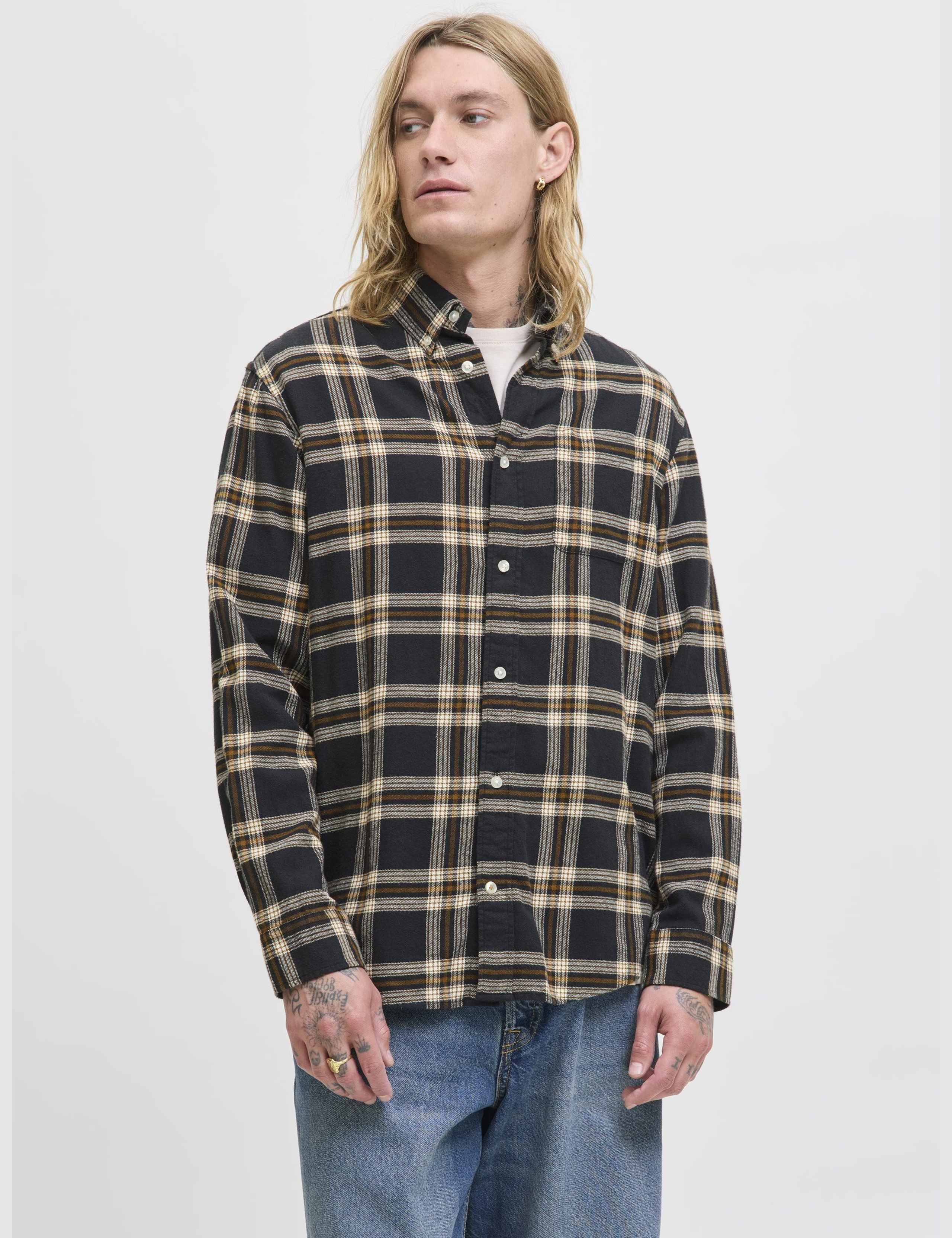Regular Fit Pure Cotton Check Shirt