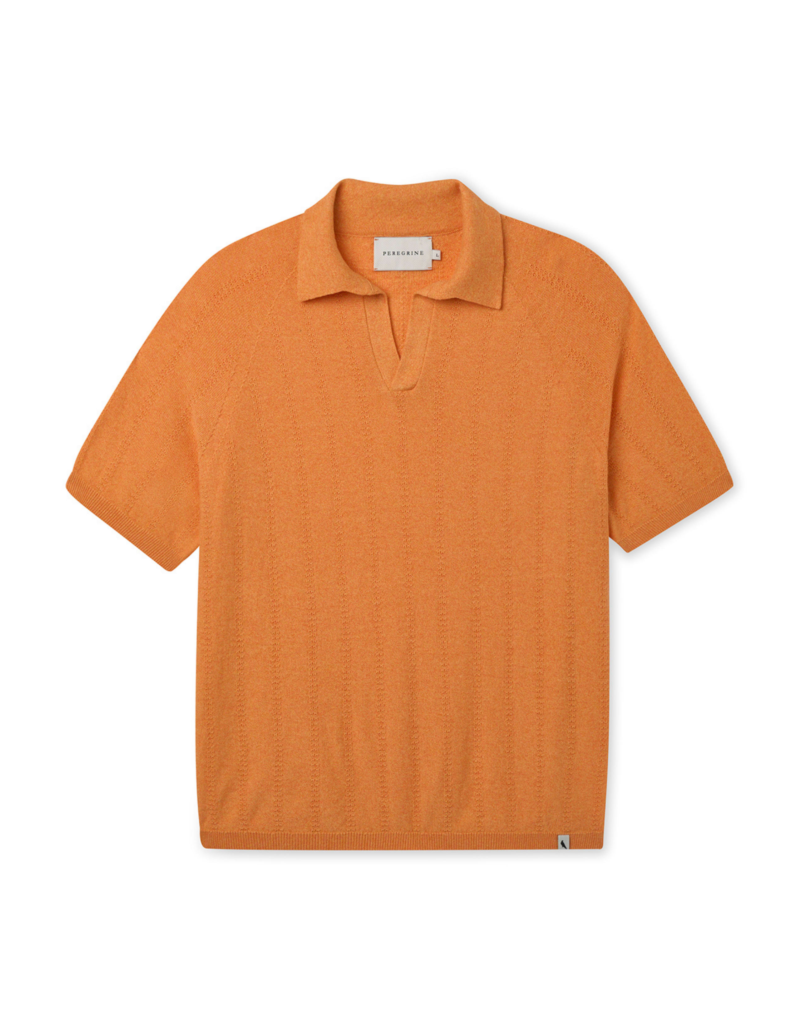 Pure Cotton Textured Polo Shirt