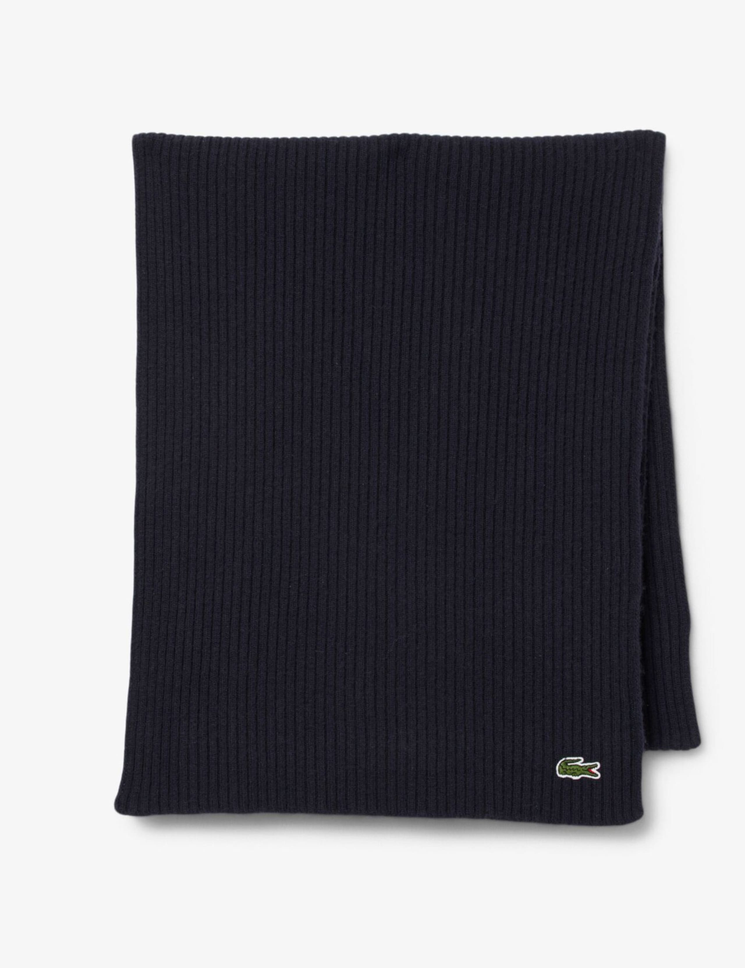 Pure Wool Ribbed Scarf