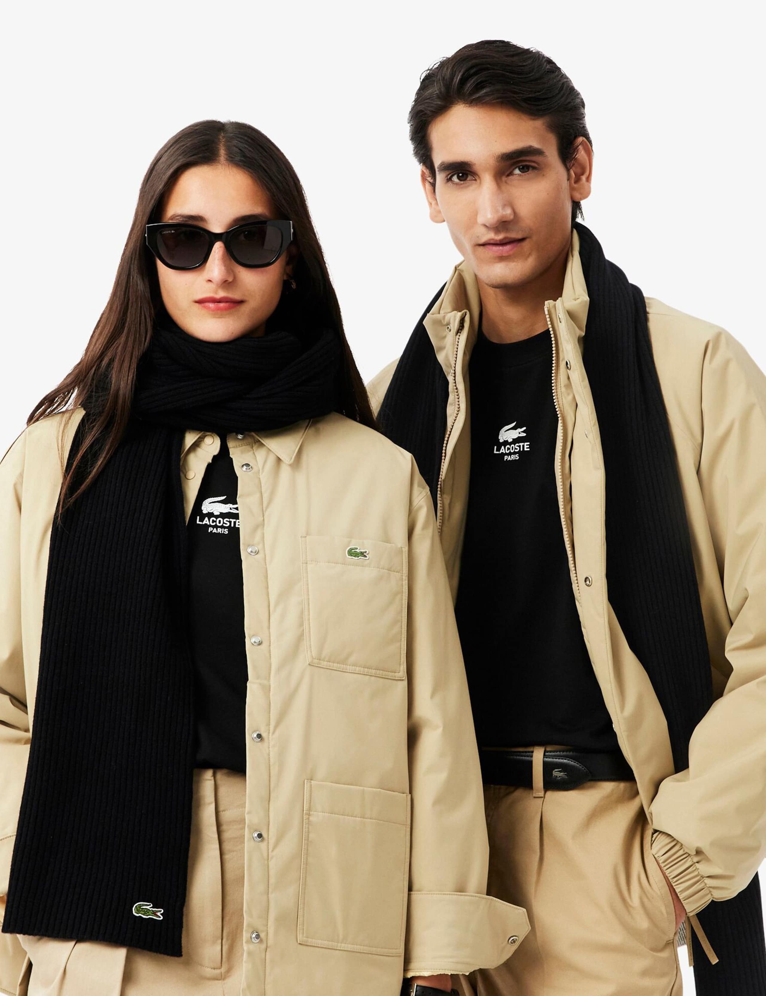 Pure Wool Ribbed Scarf