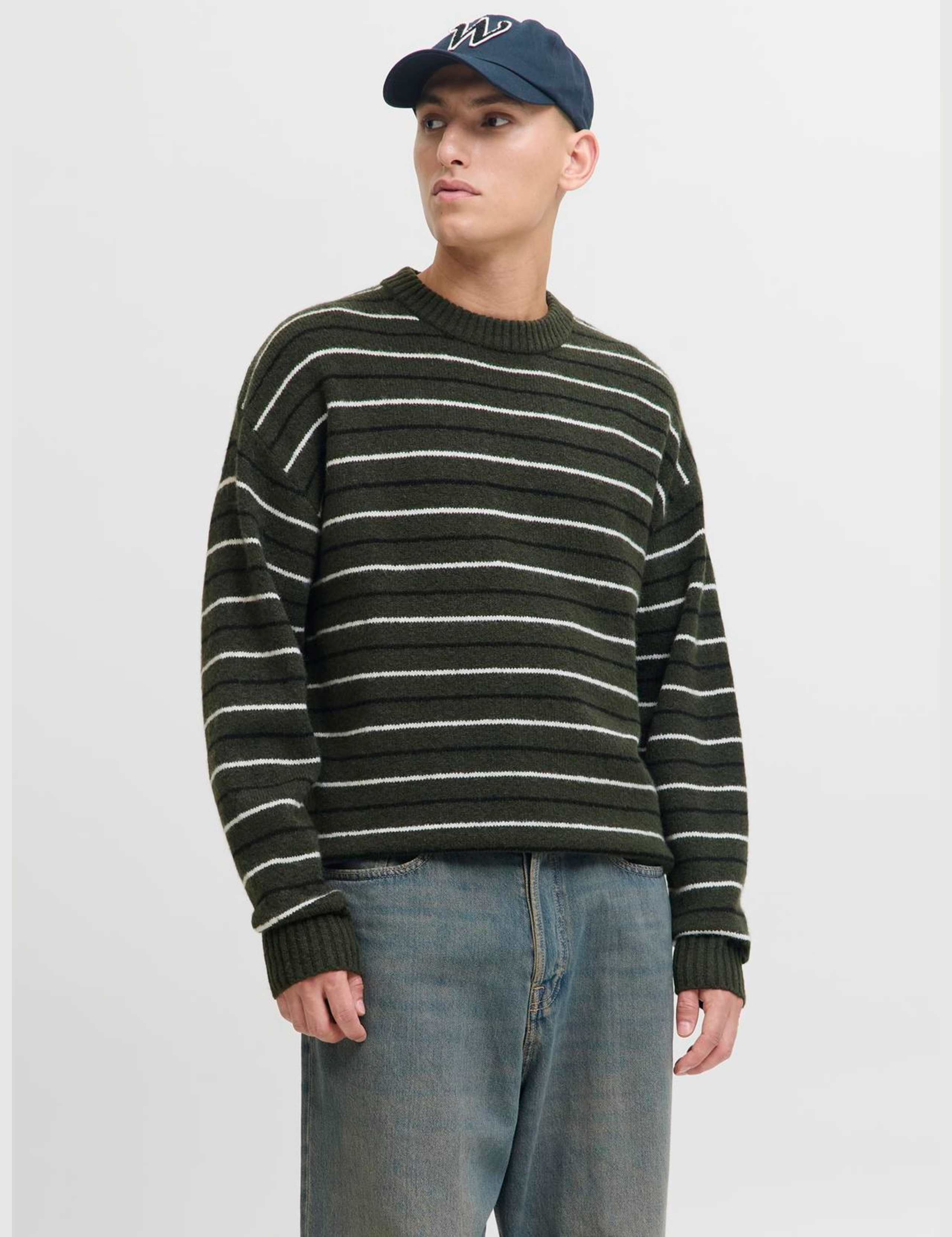 Striped Crew Neck Jumper