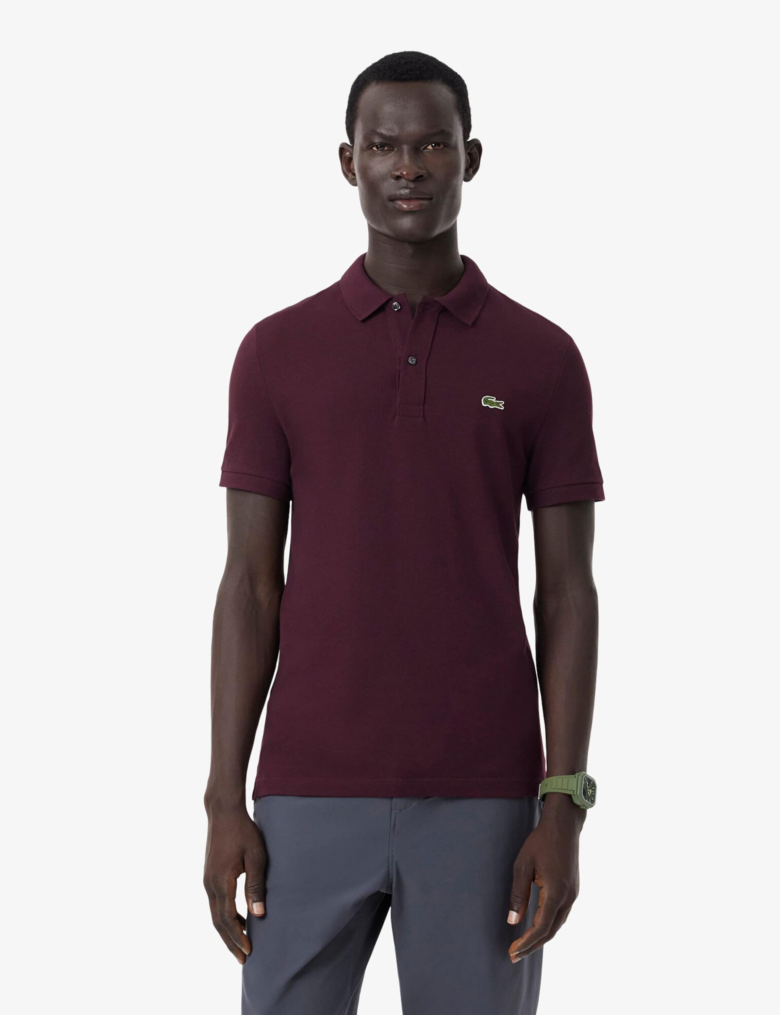 Slim Fit Pure Cotton Pique Polo Shirt
