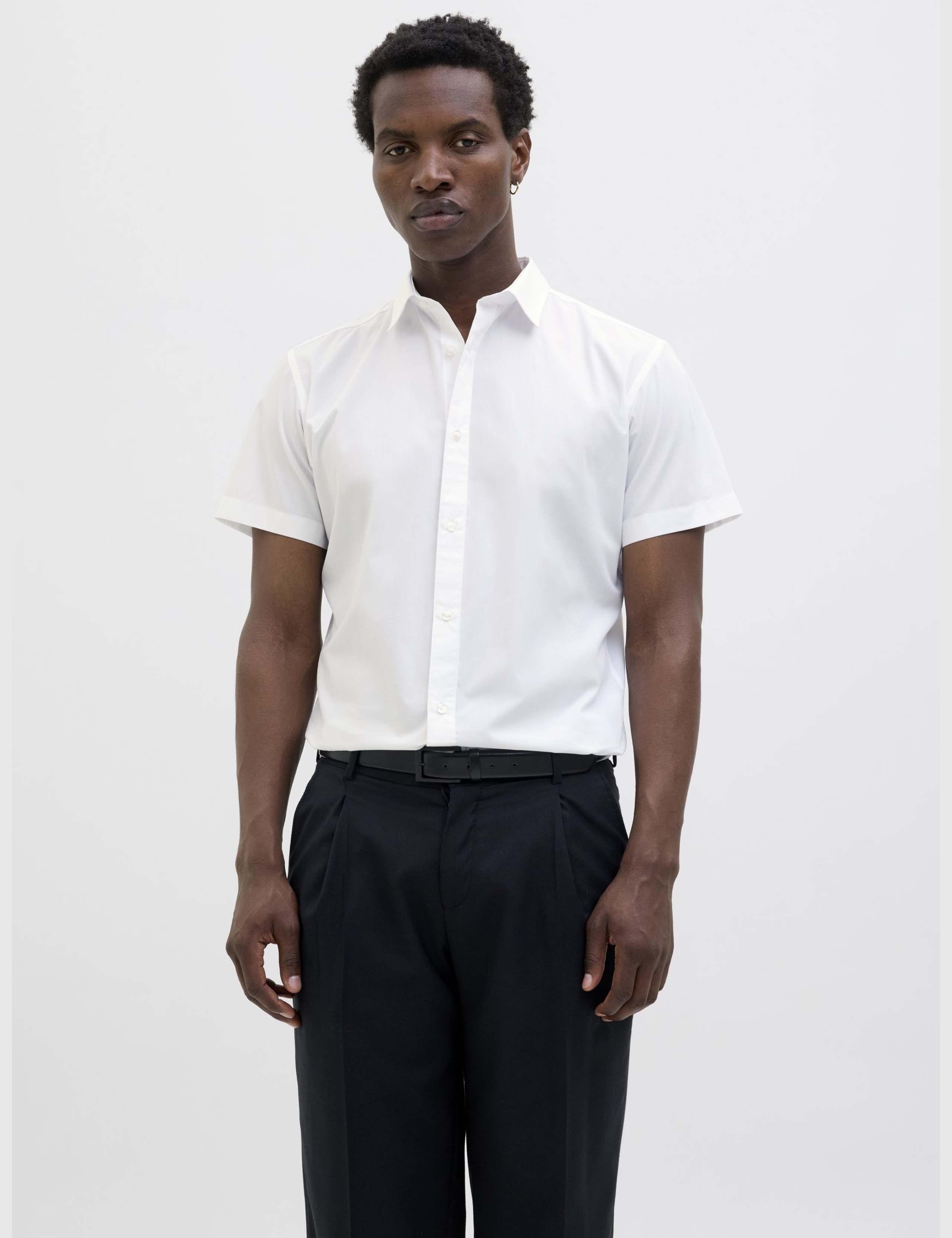 Cotton Blend Oxford Shirt