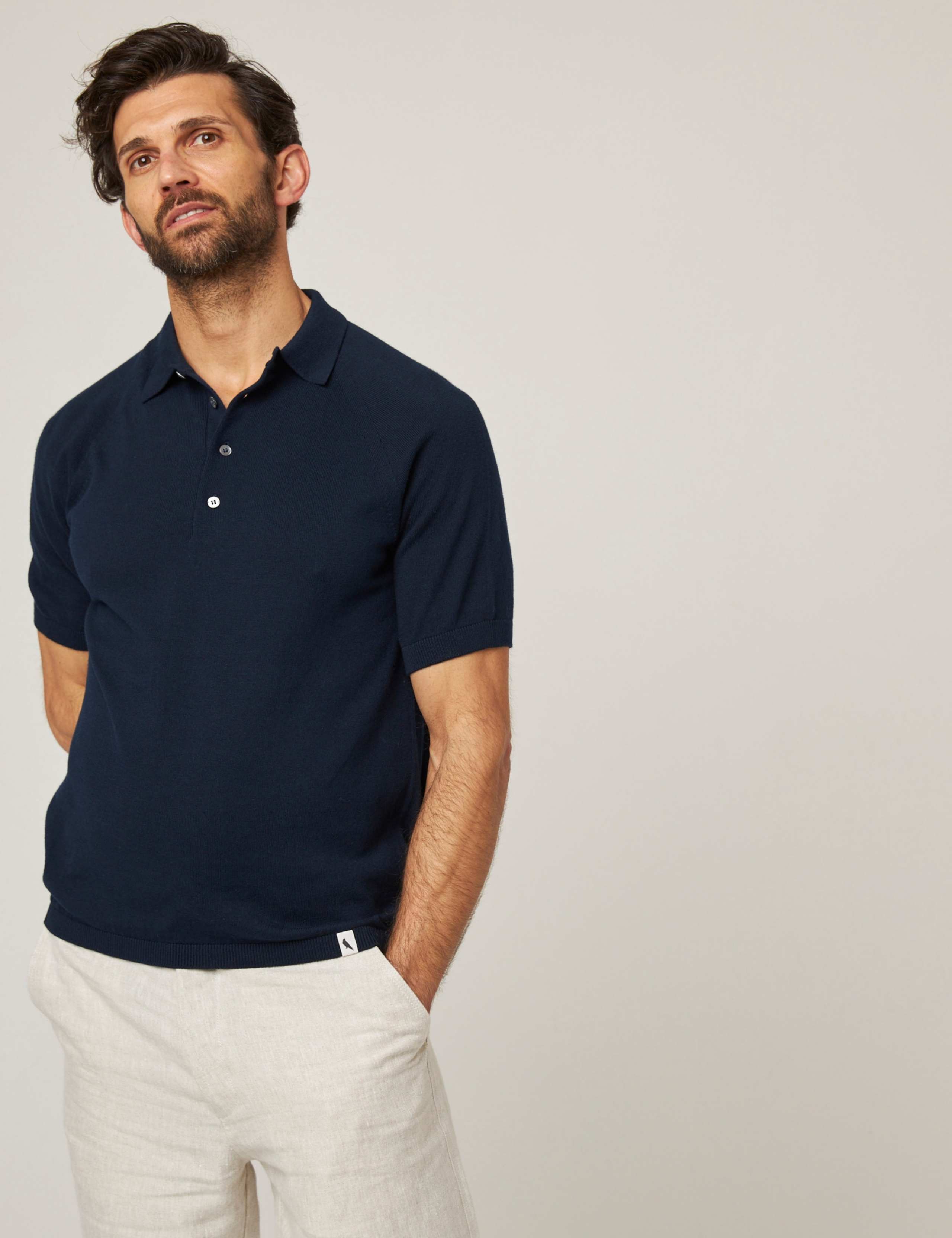 Pure Cotton Polo Shirt