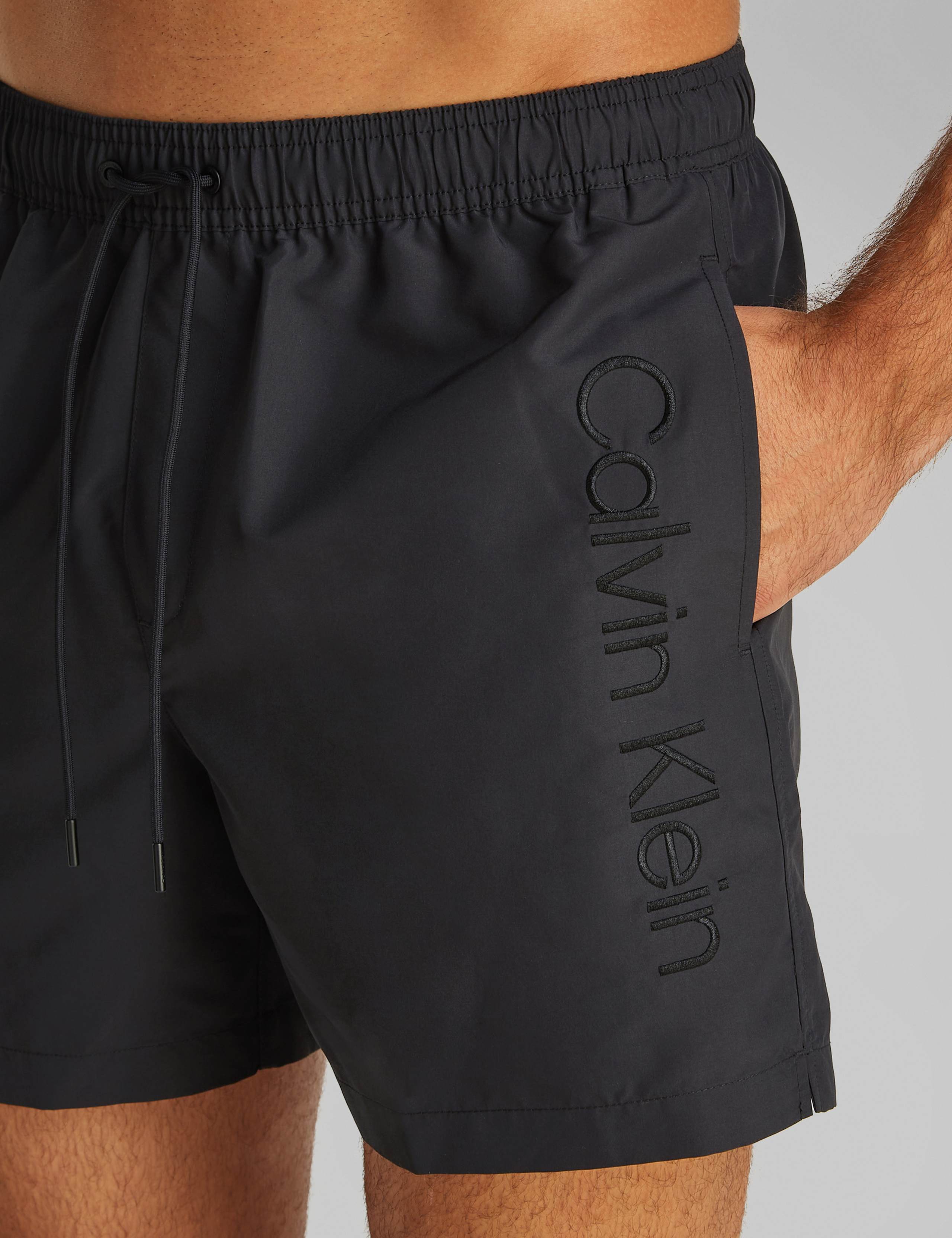 Logo Embroidery Swim Shorts