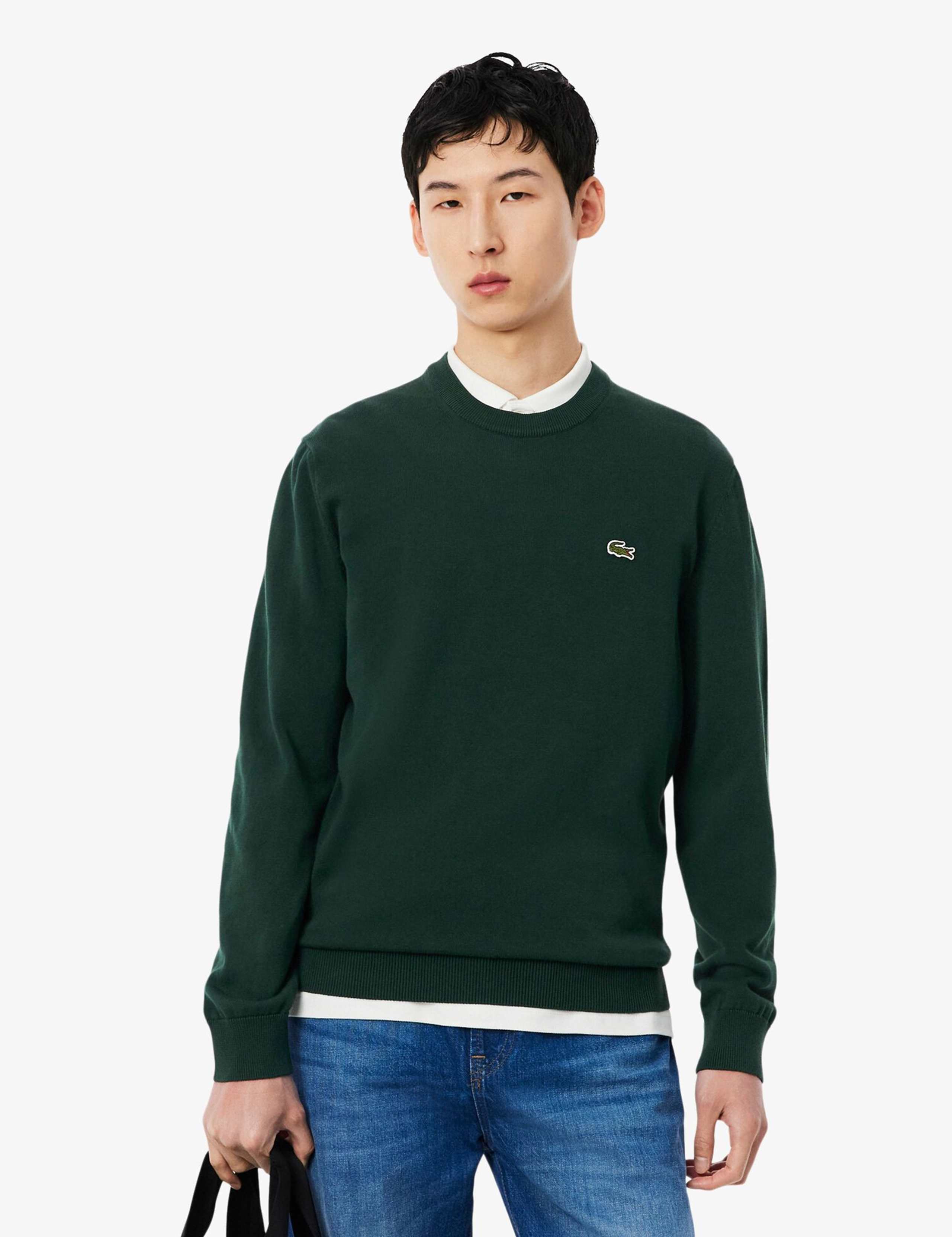 Pure Cotton Crew Neck Jumper