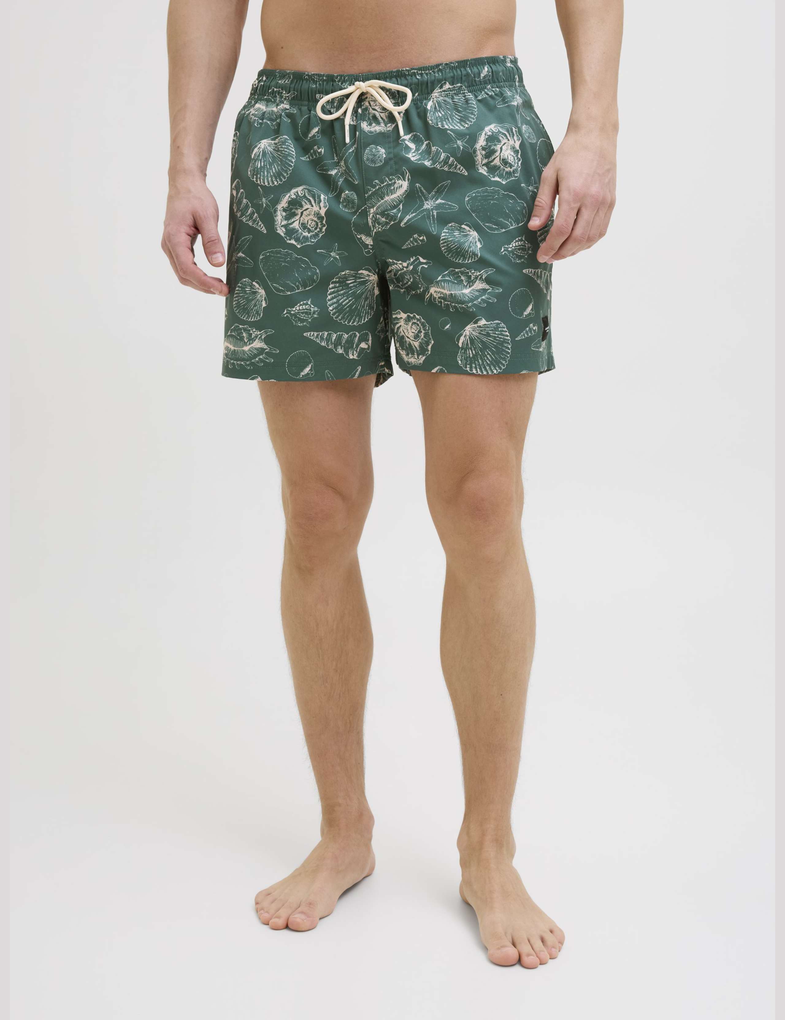 Shell Print Swim Shorts