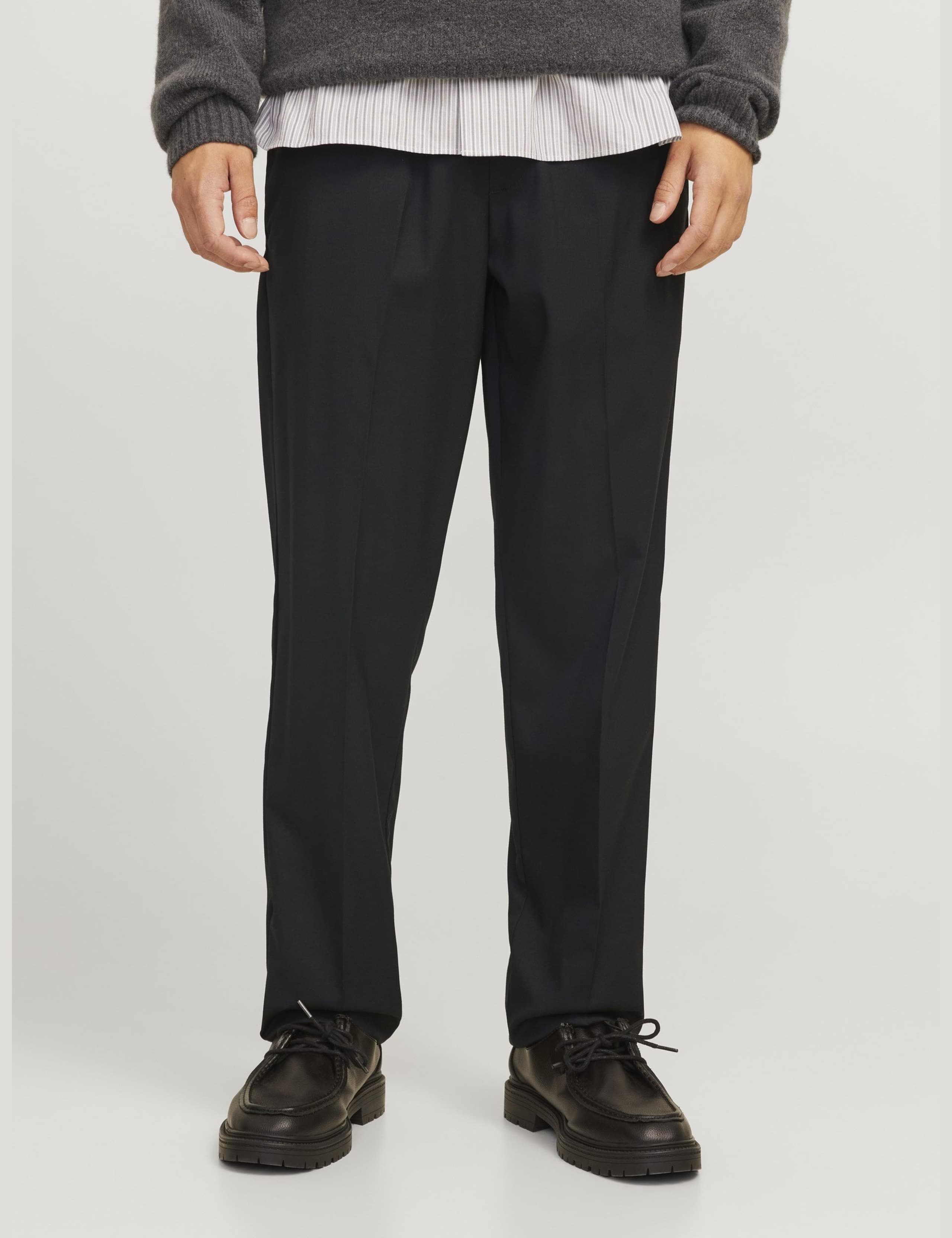 Regular Fit Elasticated Waist Trousers