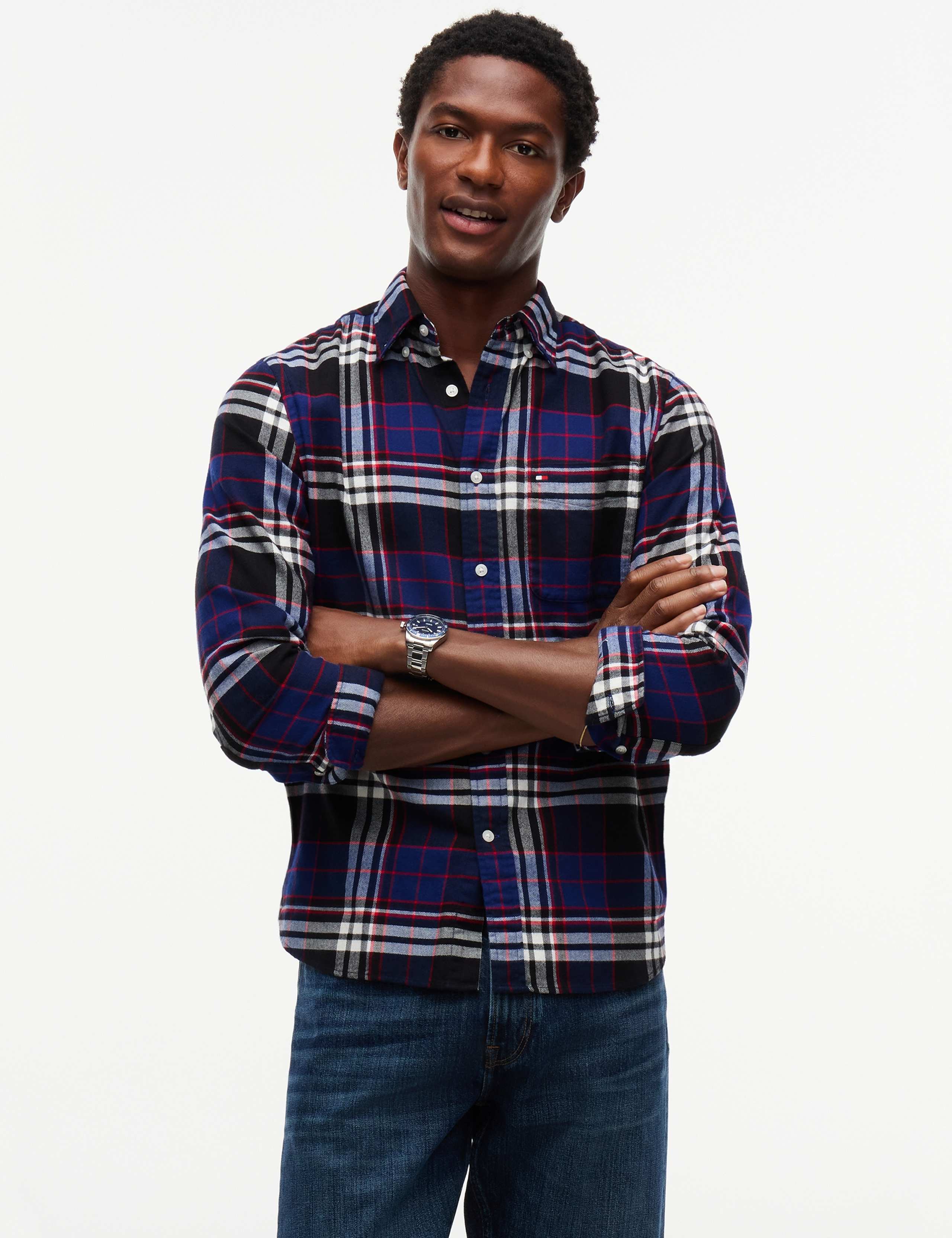 Pure Cotton Checked Flannel Shirt