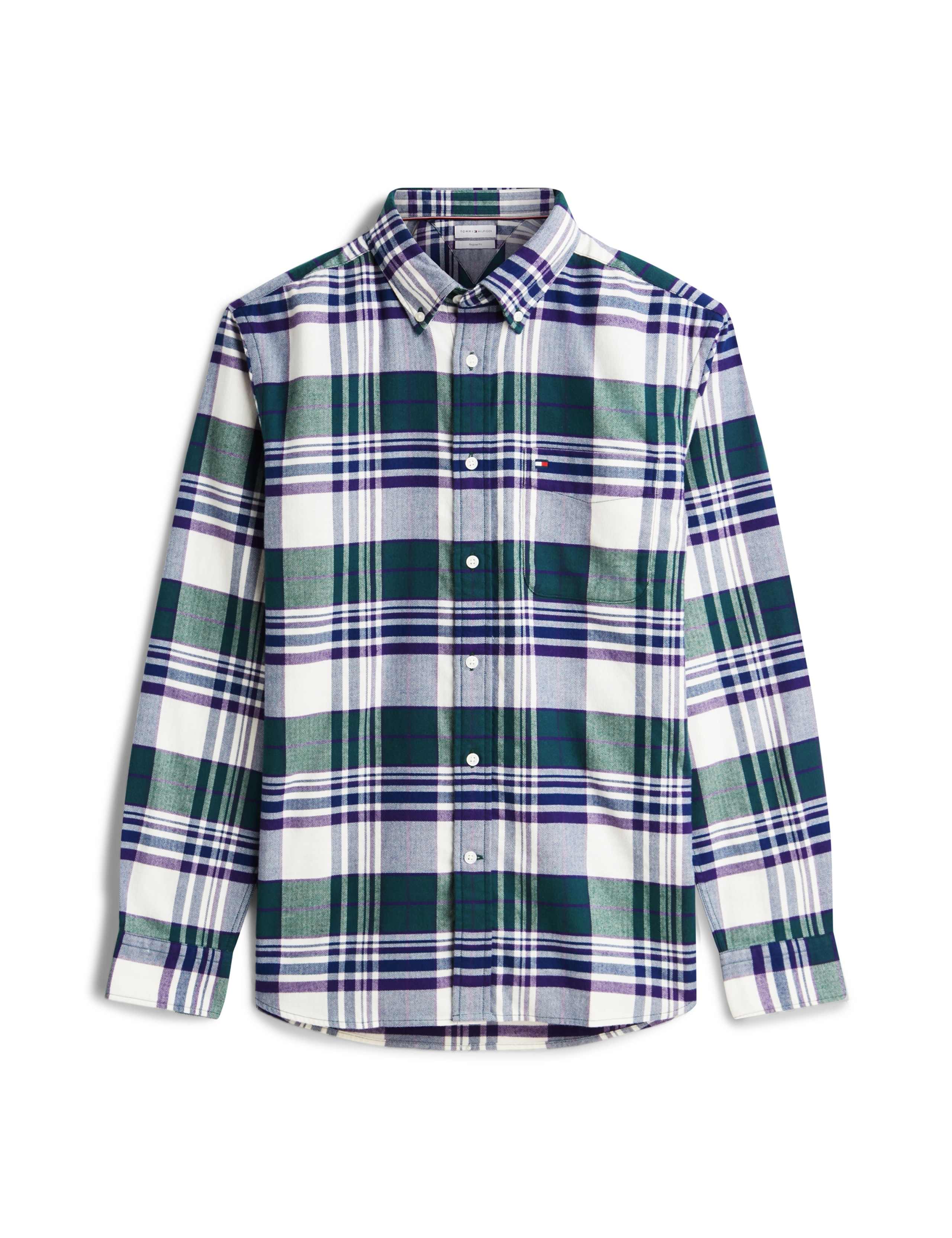 Pure Cotton Checked Flannel Shirt