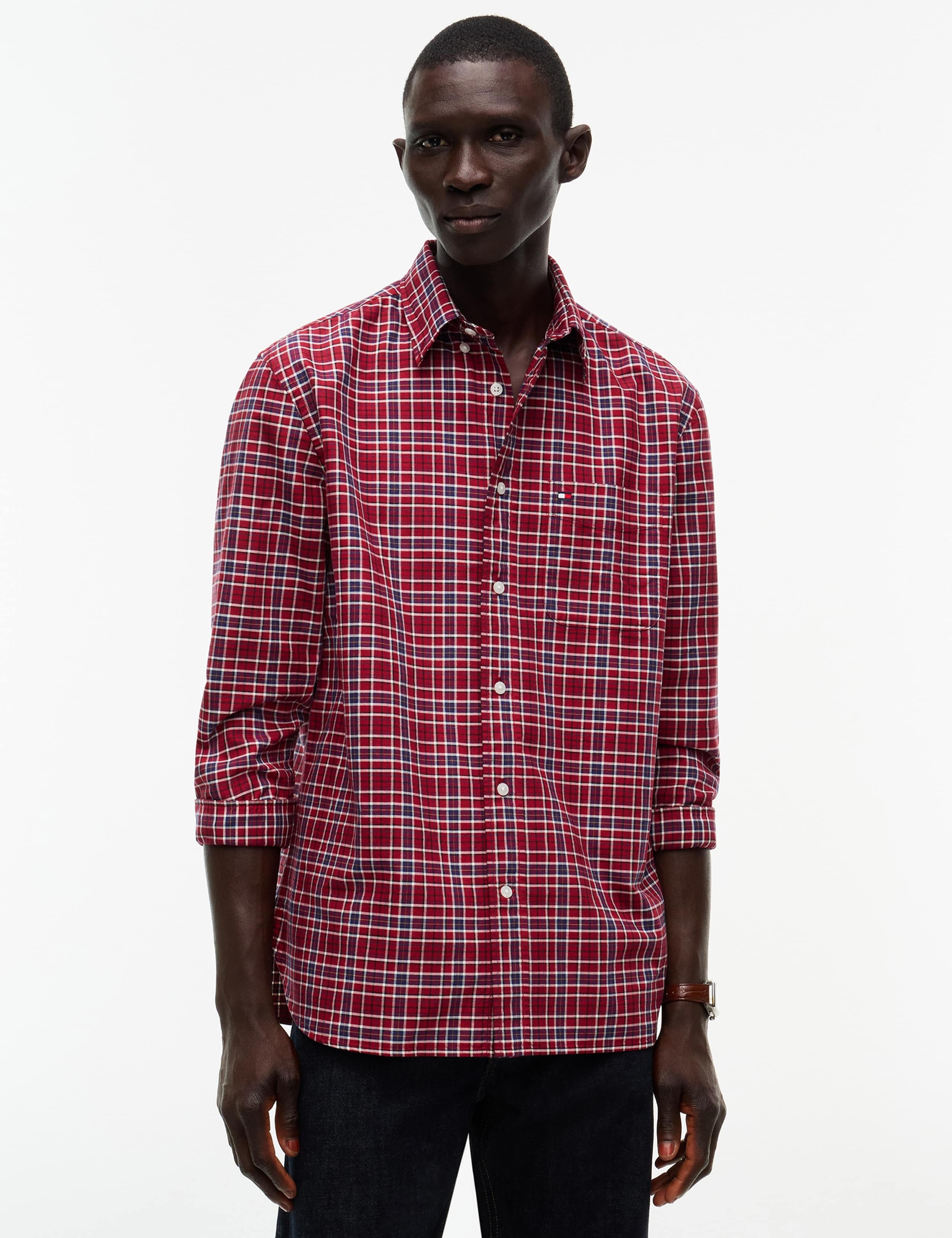 Pure Cotton Tartan Oxford Shirt
