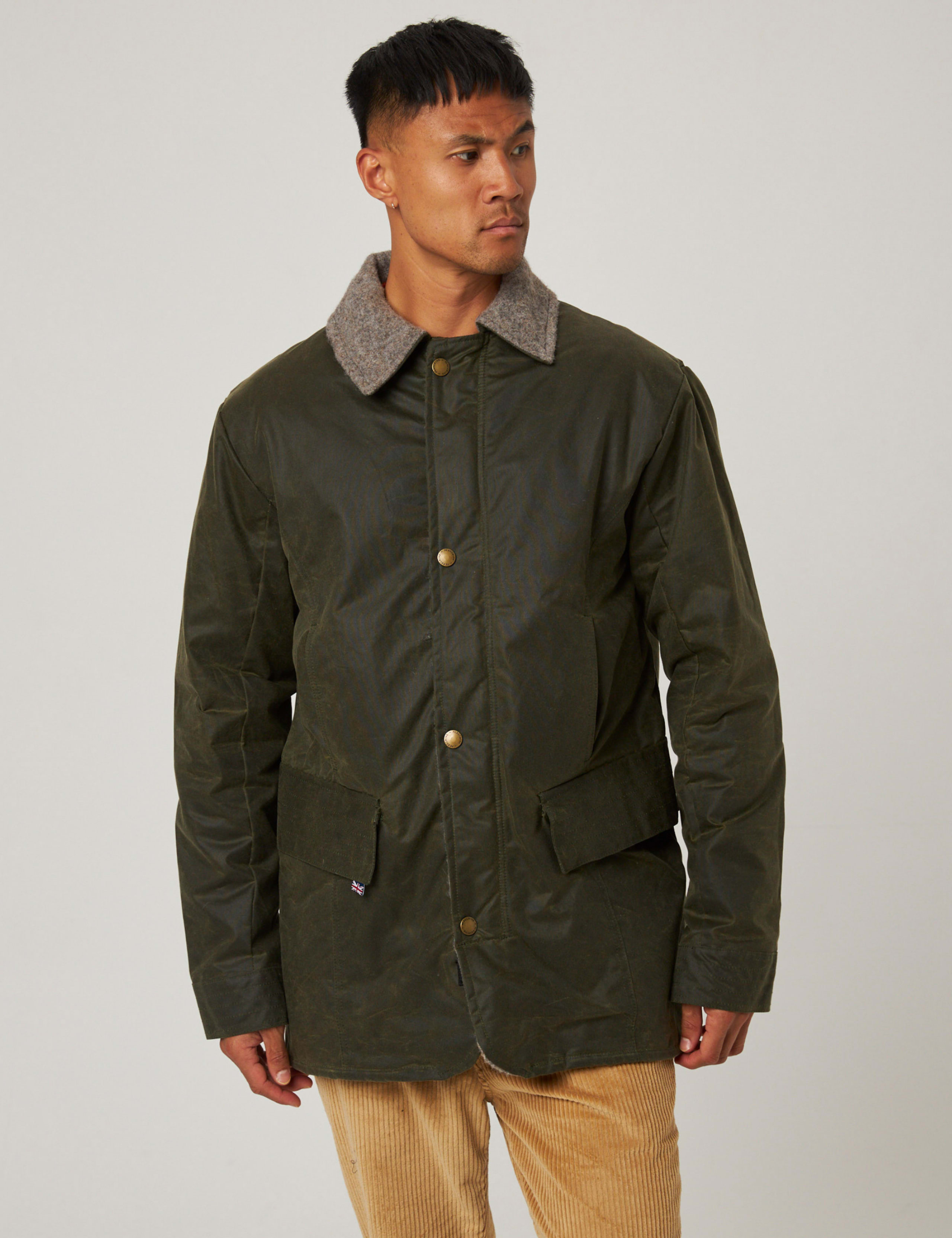 Pure Cotton Collared Field Jacket