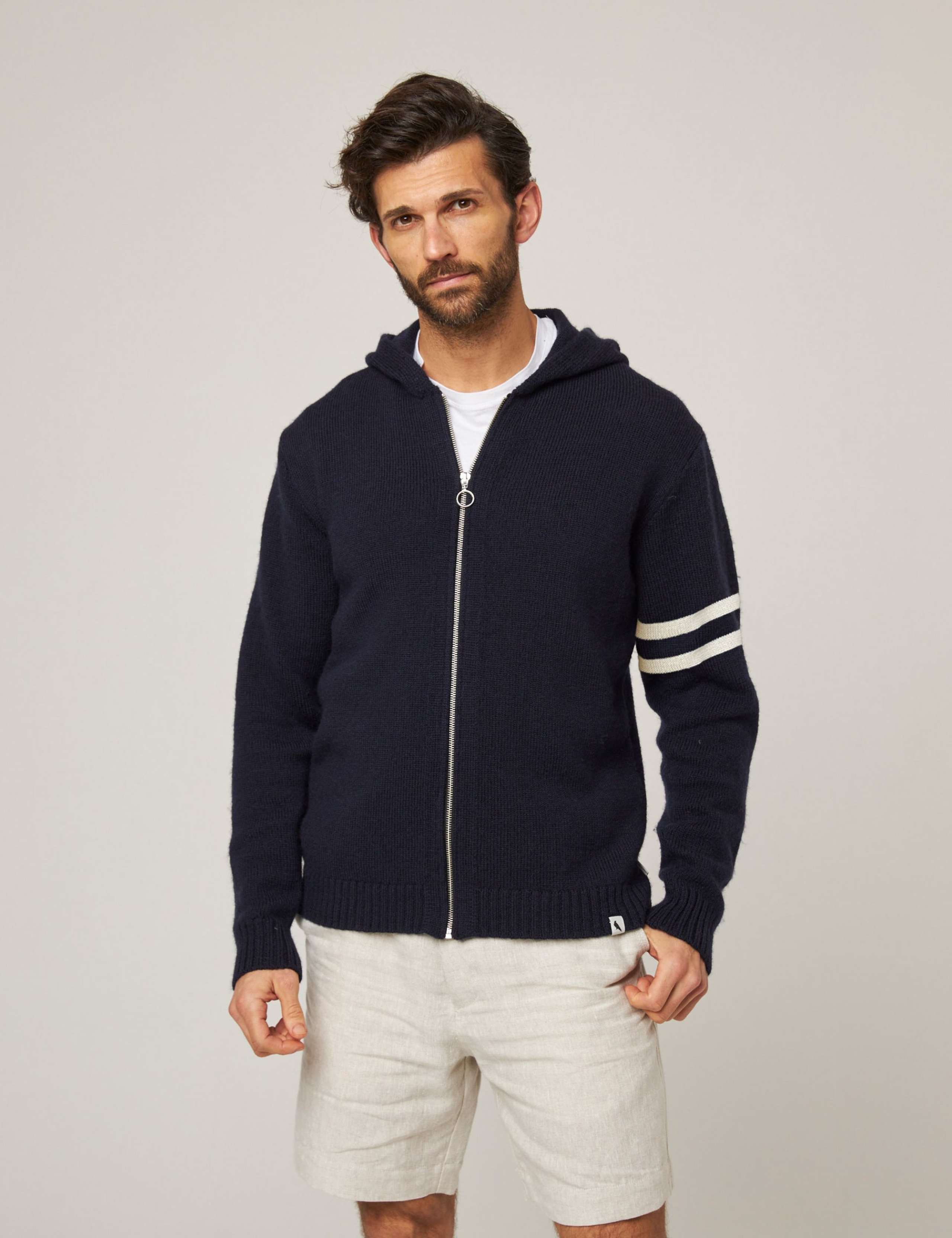 Pure Cotton Zip Up Hoodie