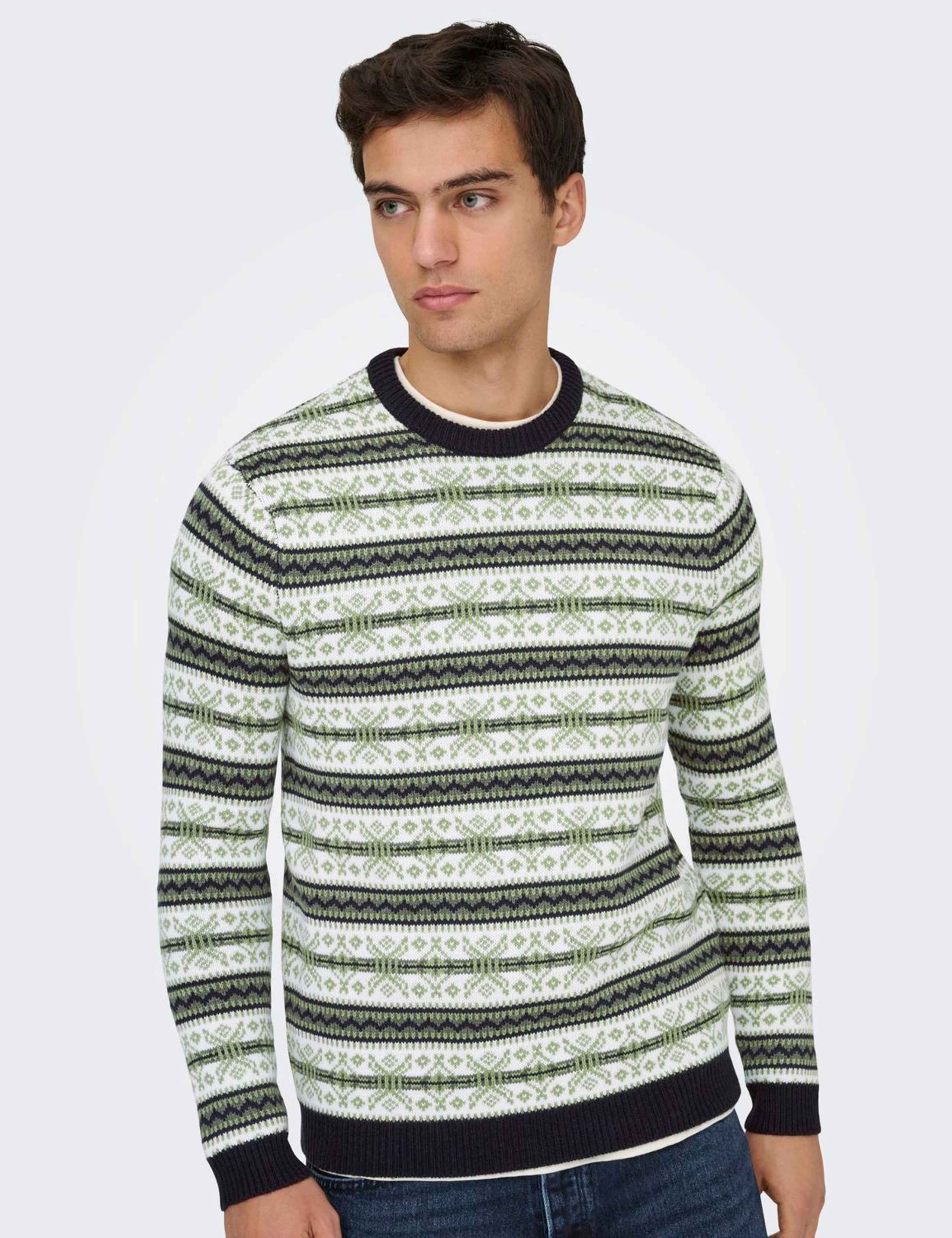 Cotton Rich Festive Crew Neck Jumper