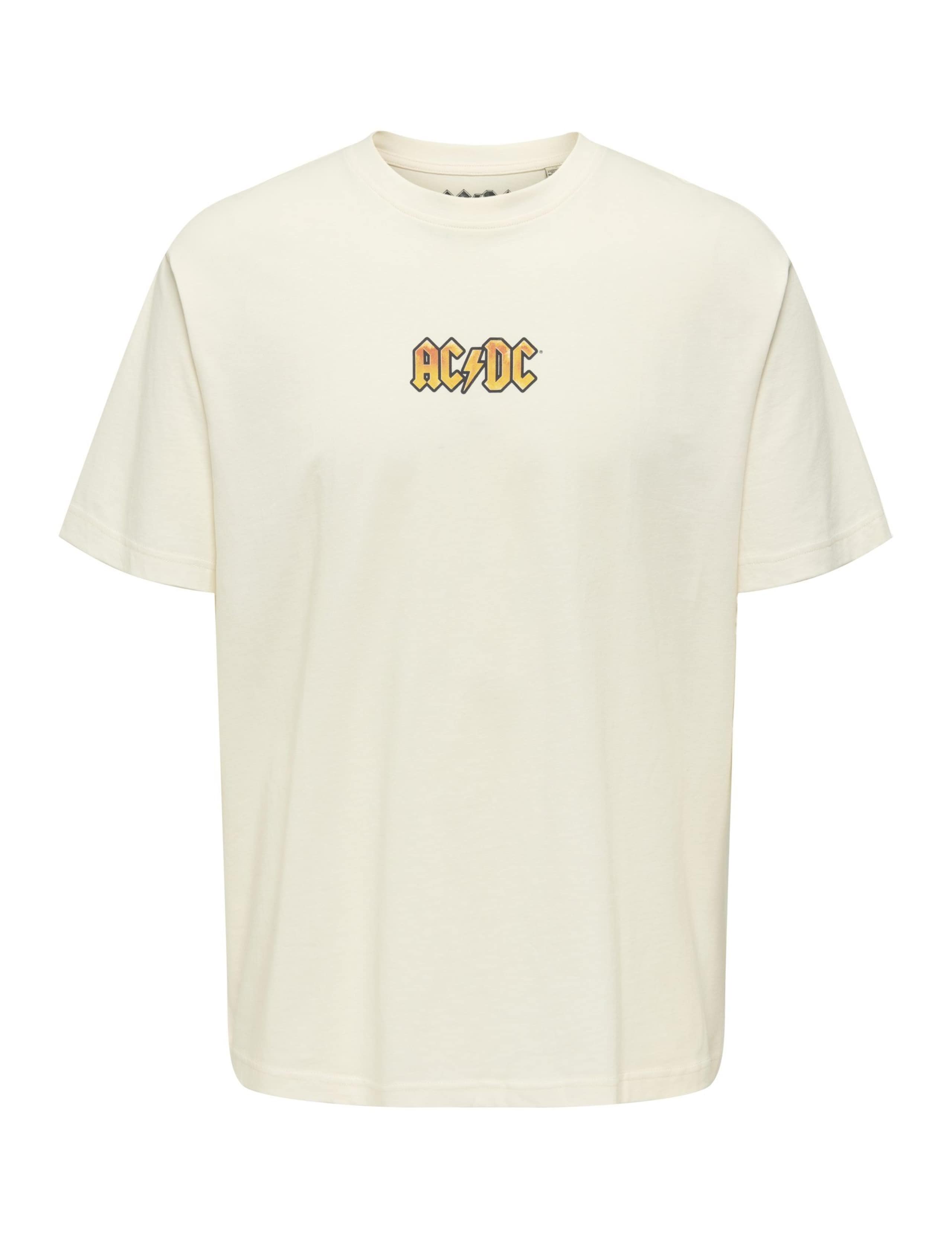 Pure Cotton Back Graphic Crew Neck T-Shirt