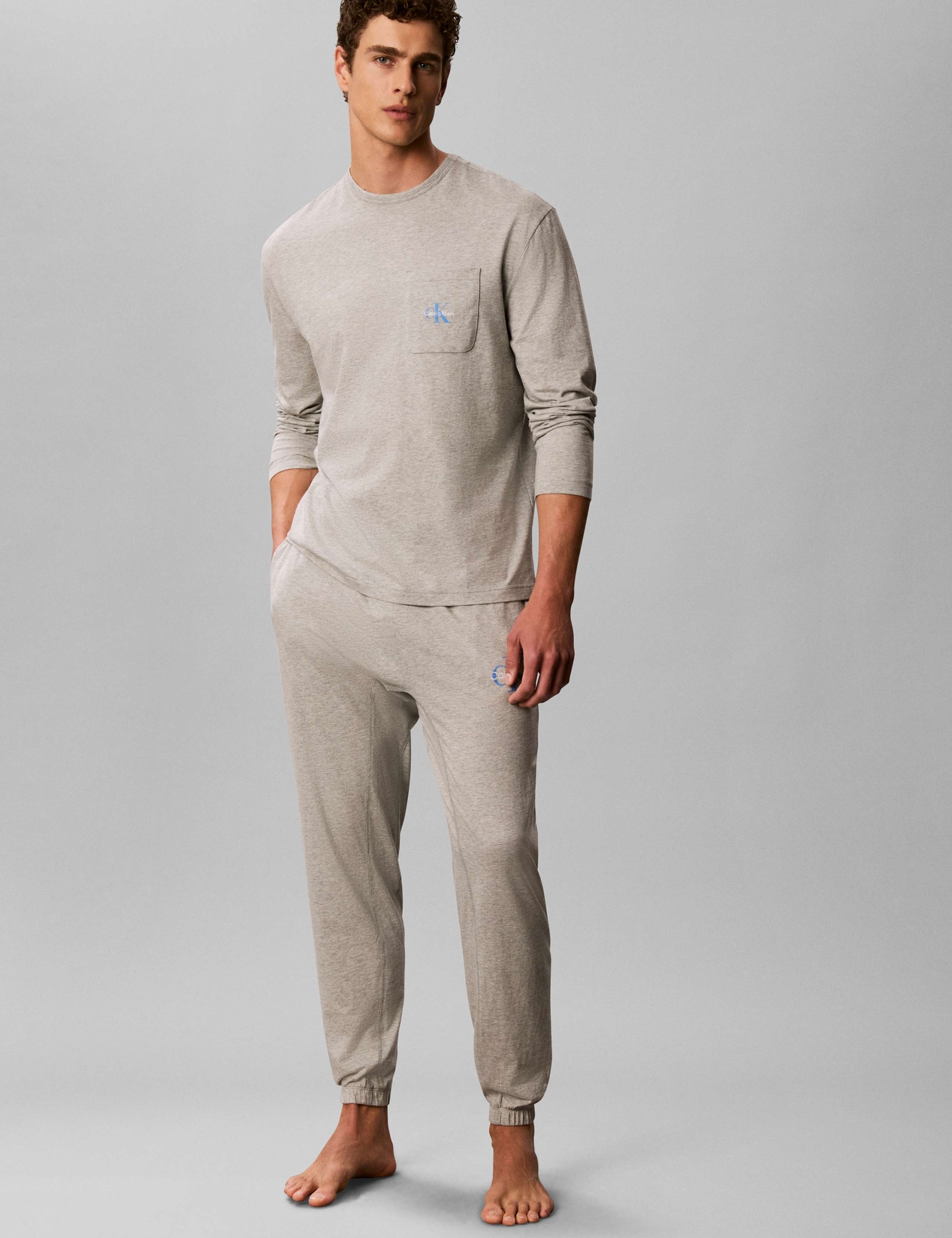 Cotton Rich Monogram Loungewear Set
