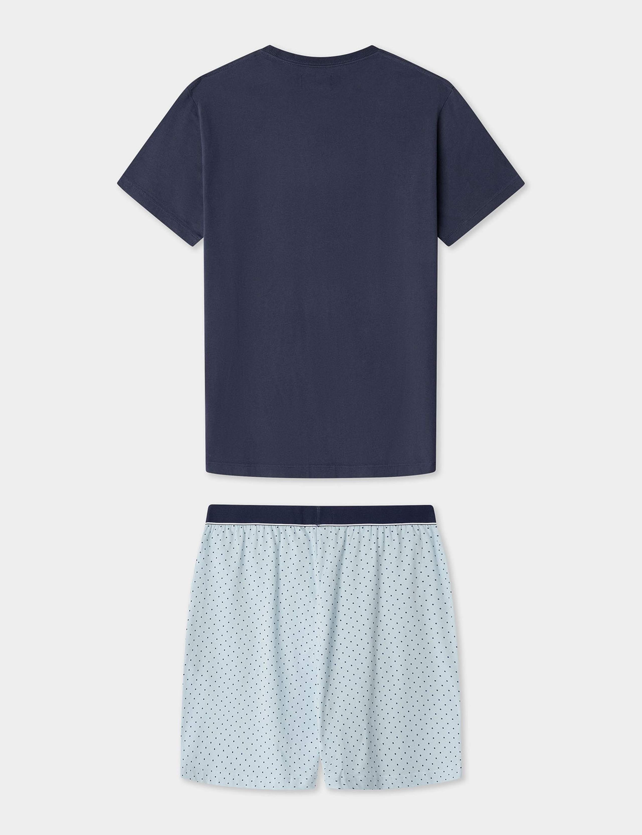 Cotton Rich Polka Dot Pyjama Set