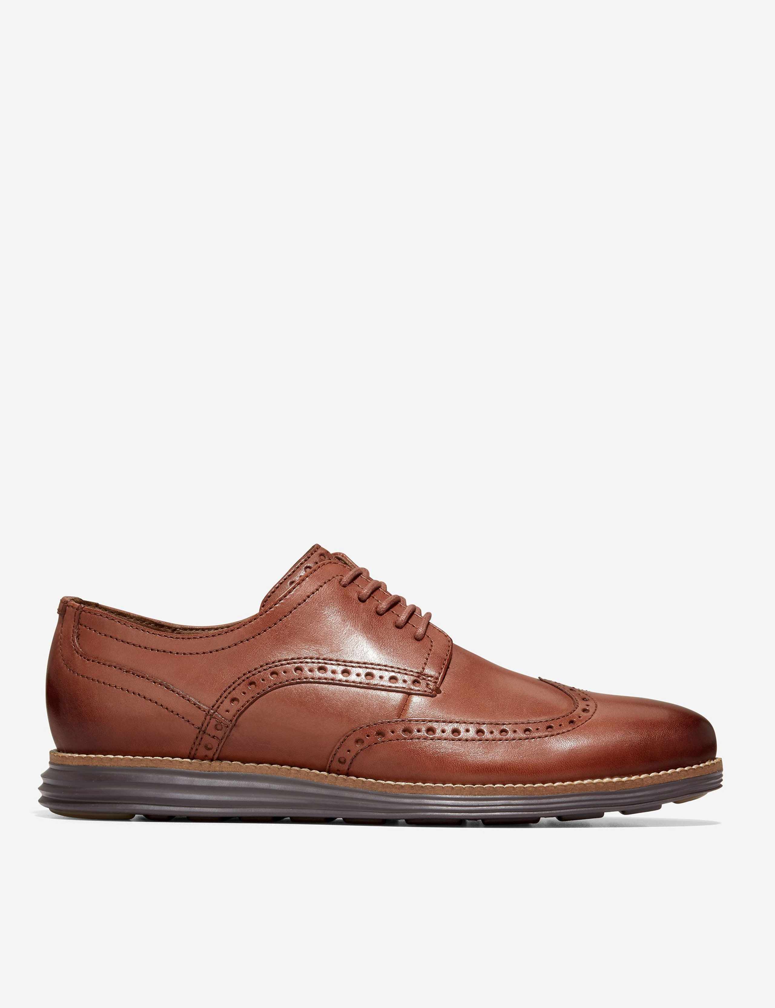 Øriginal Grand Wingtip Wide Fit Leather Oxford Shoes
