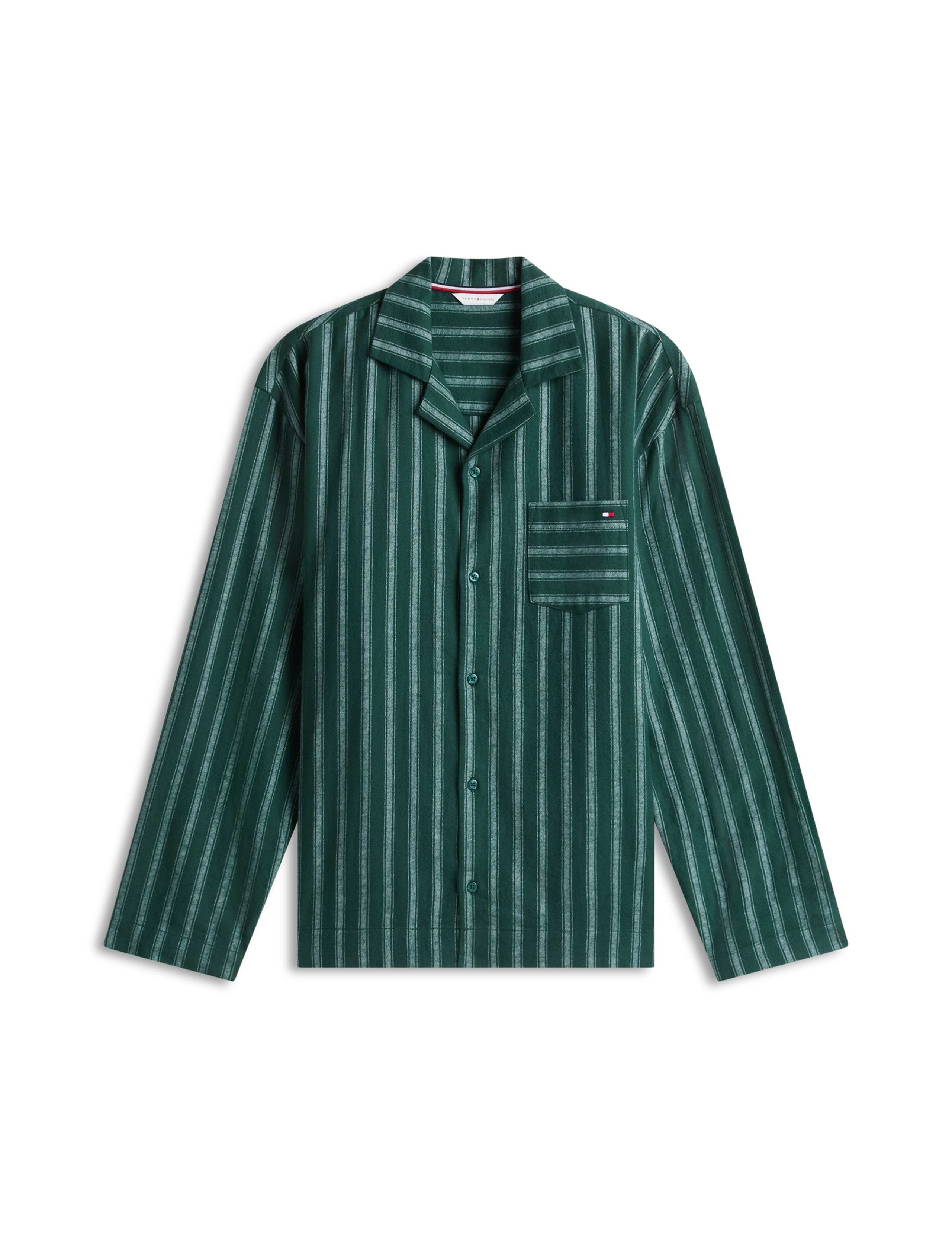 Pure Cotton Striped Pyjama Shirt