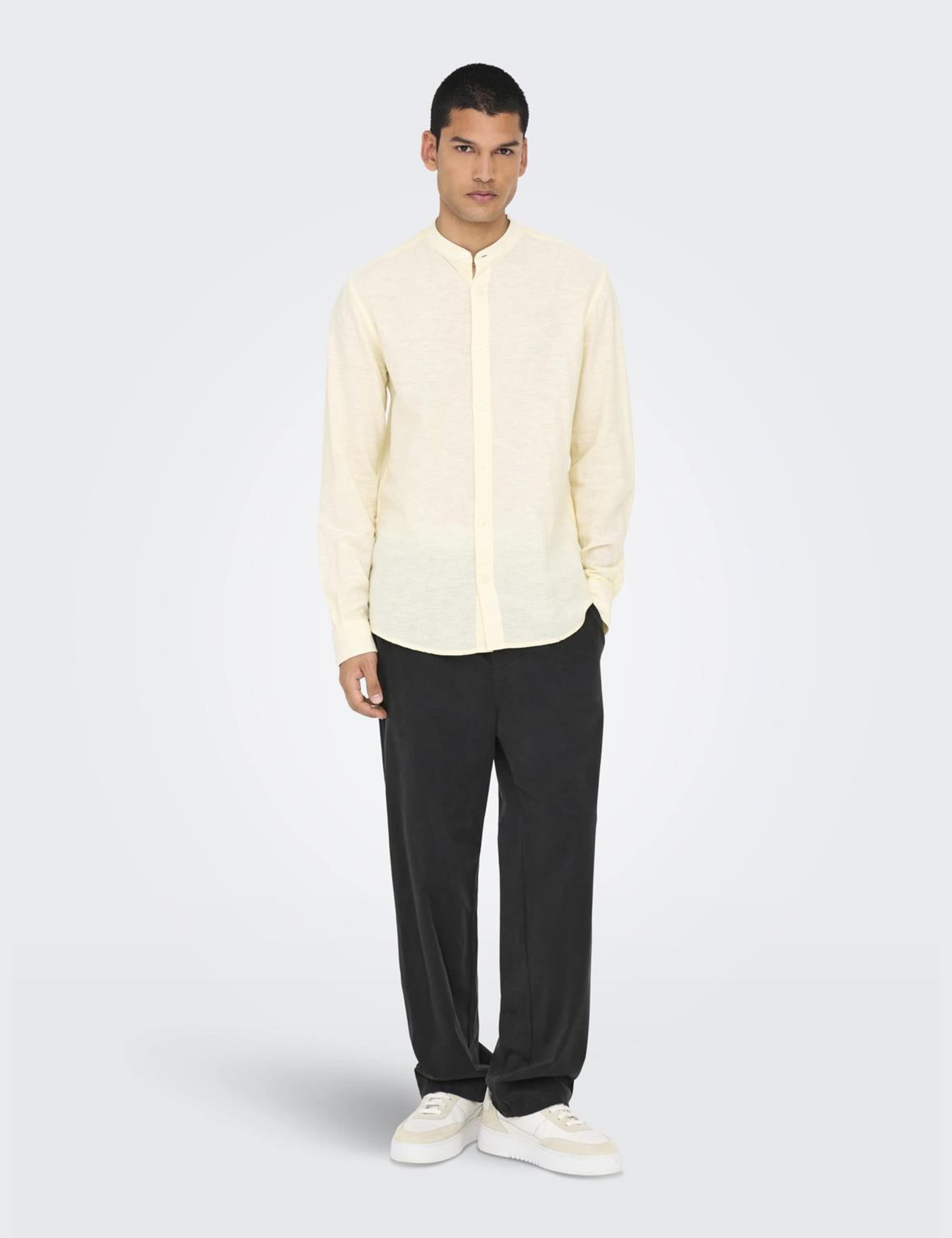 Loose Fit Lightweight Drawstring Trousers