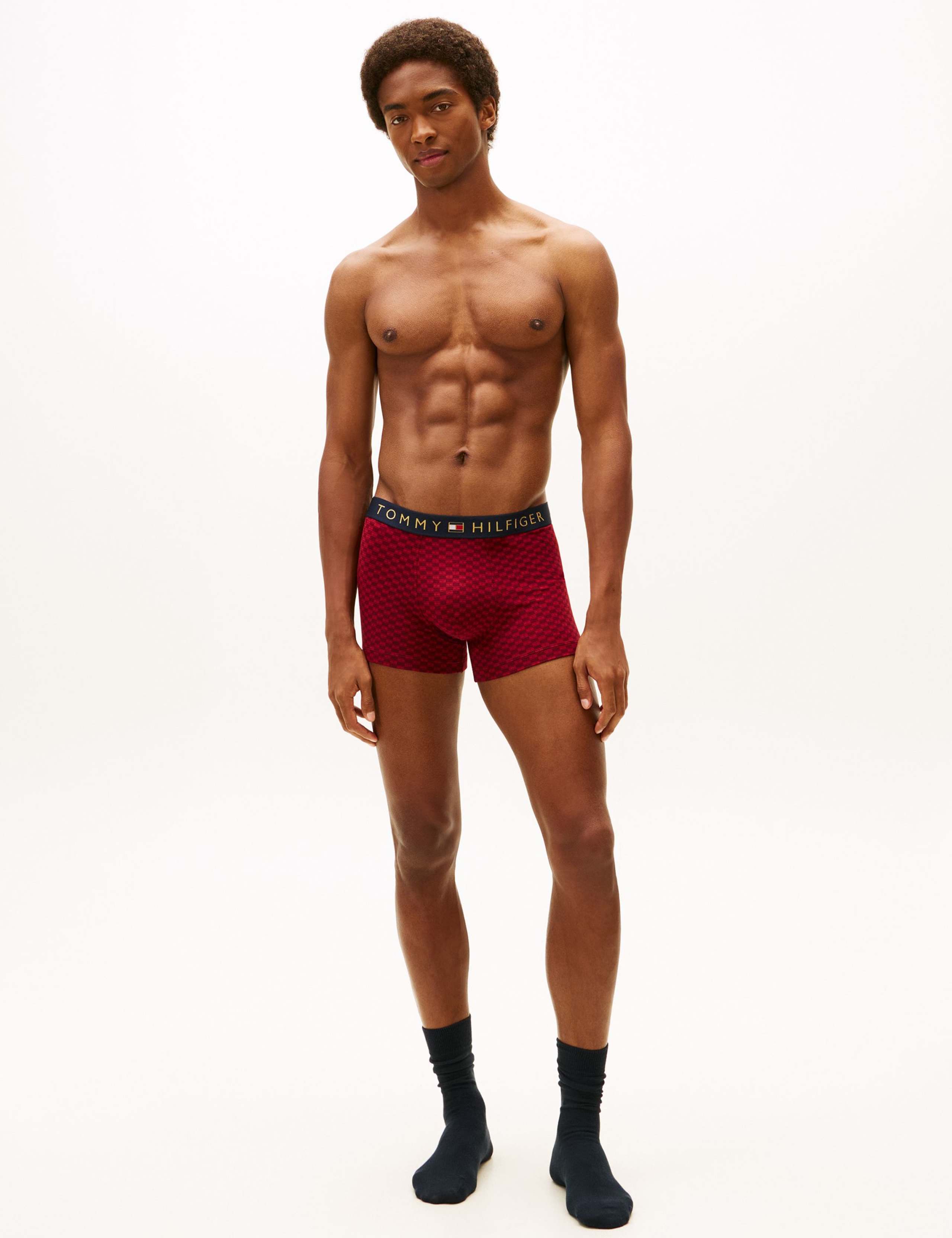 Cotton Rich Geometric Trunks & Socks Set