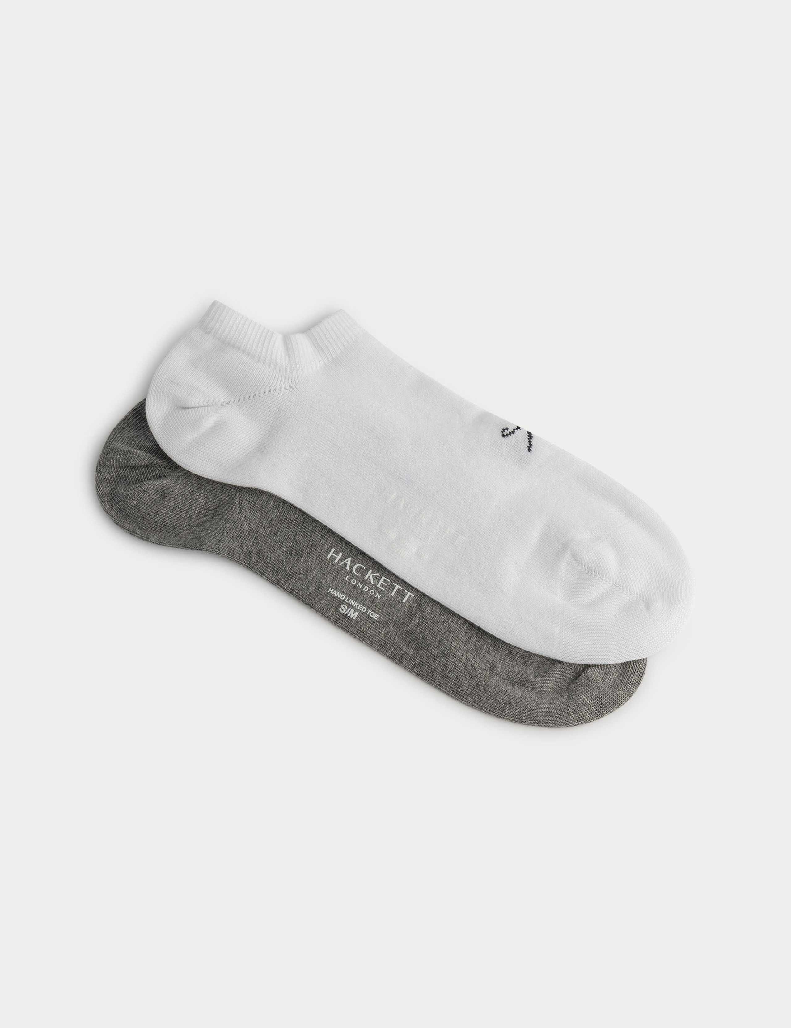 2pk Cotton Rich Trainer Socks