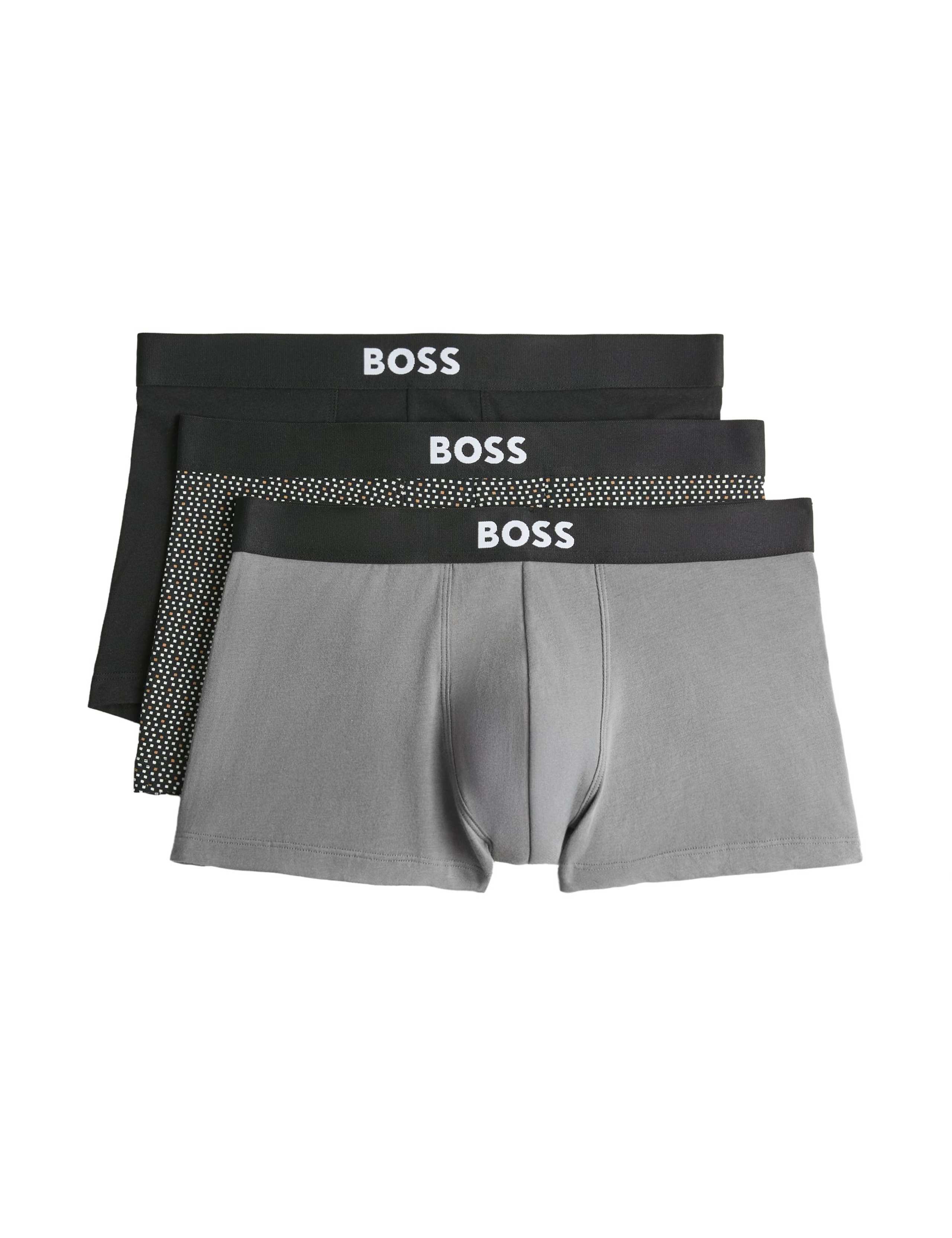 3 Pack Cotton Rich Stretch Trunks