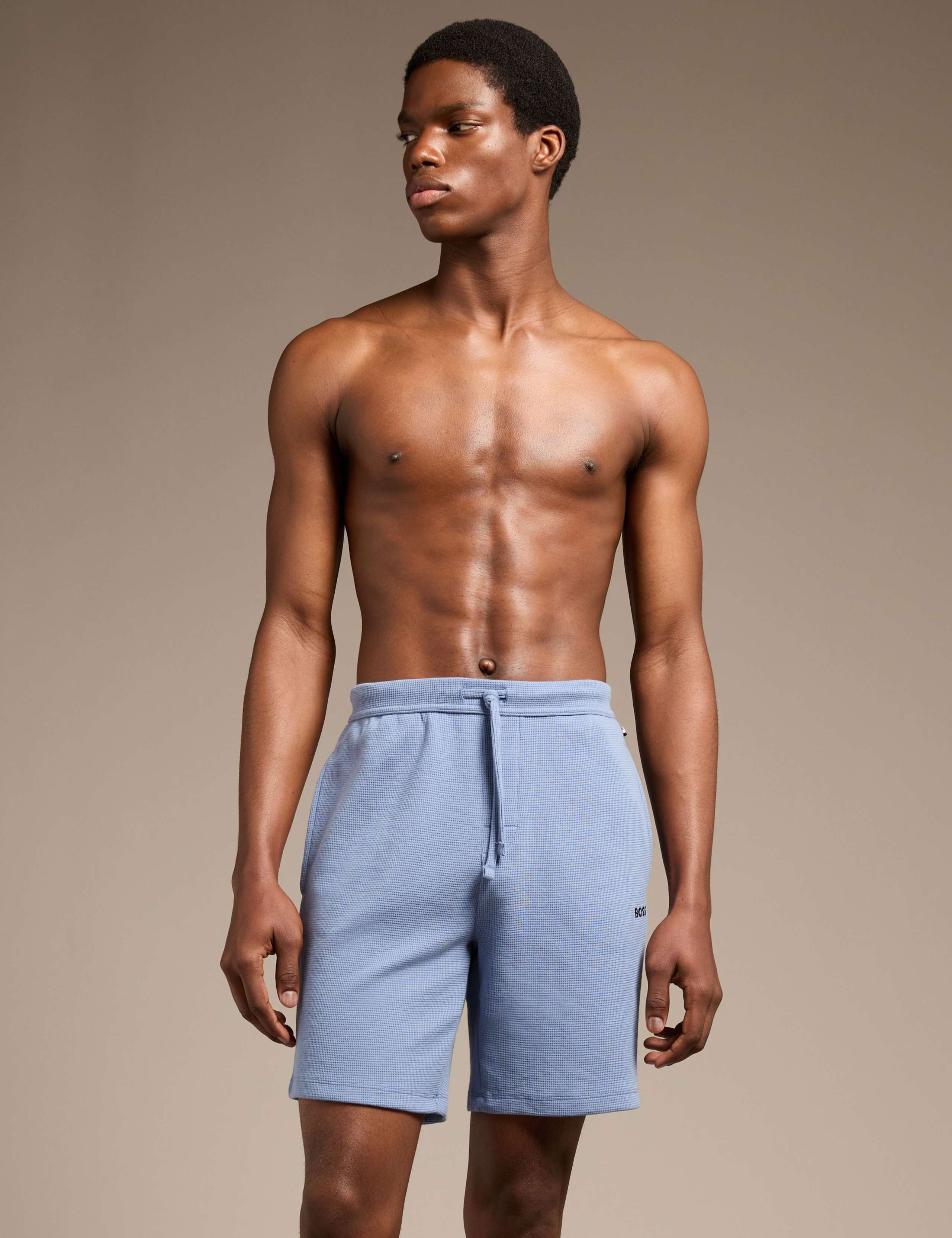 Cotton Rich Waffle Loungewear Shorts