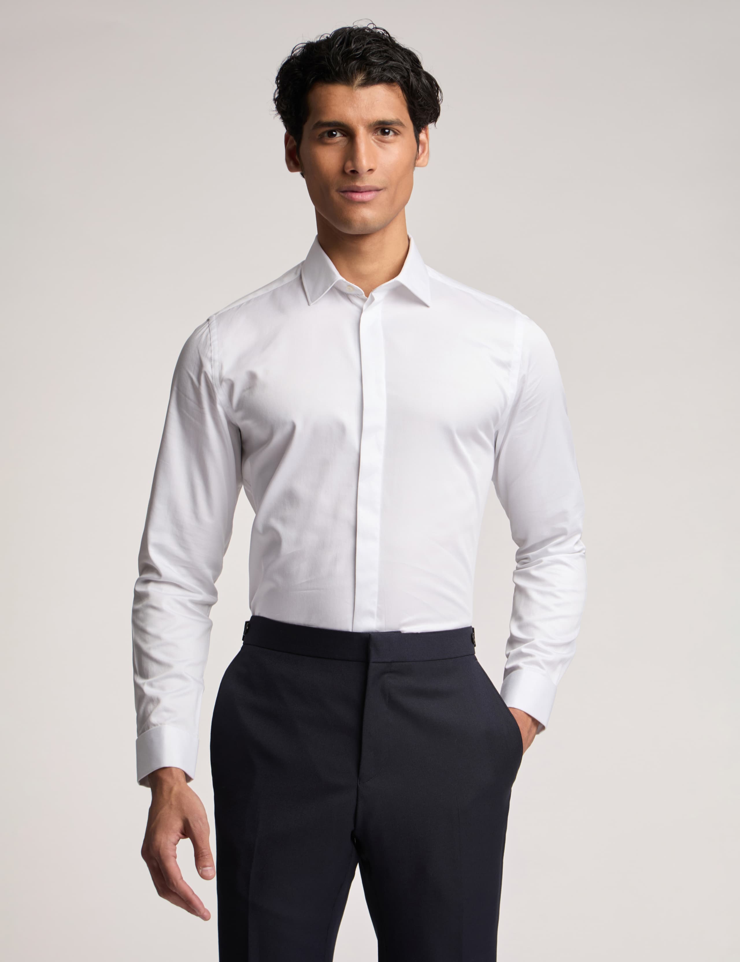 Pure Cotton Slim Fit Dress Shirt