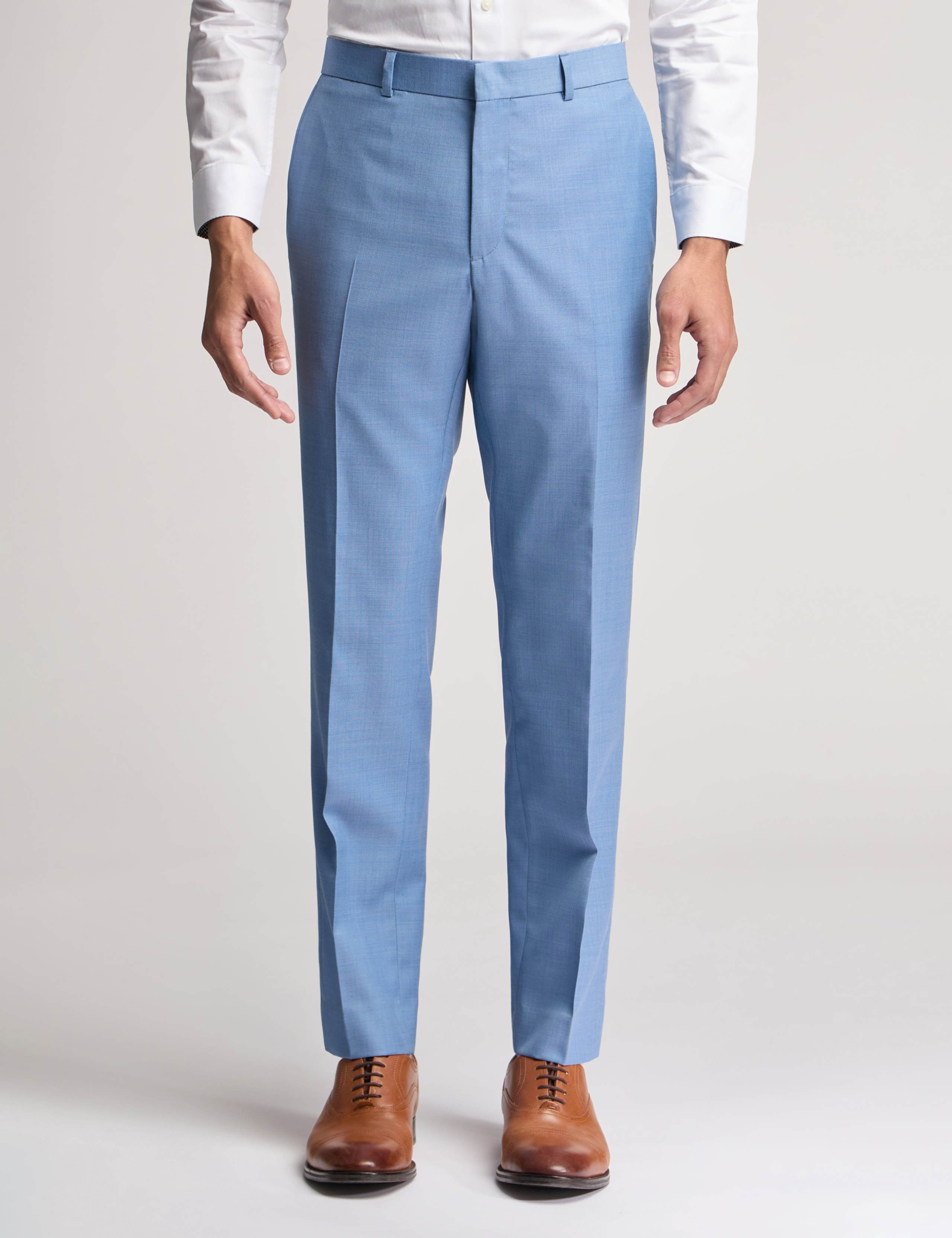 Wool Rich Slim Fit Trousers