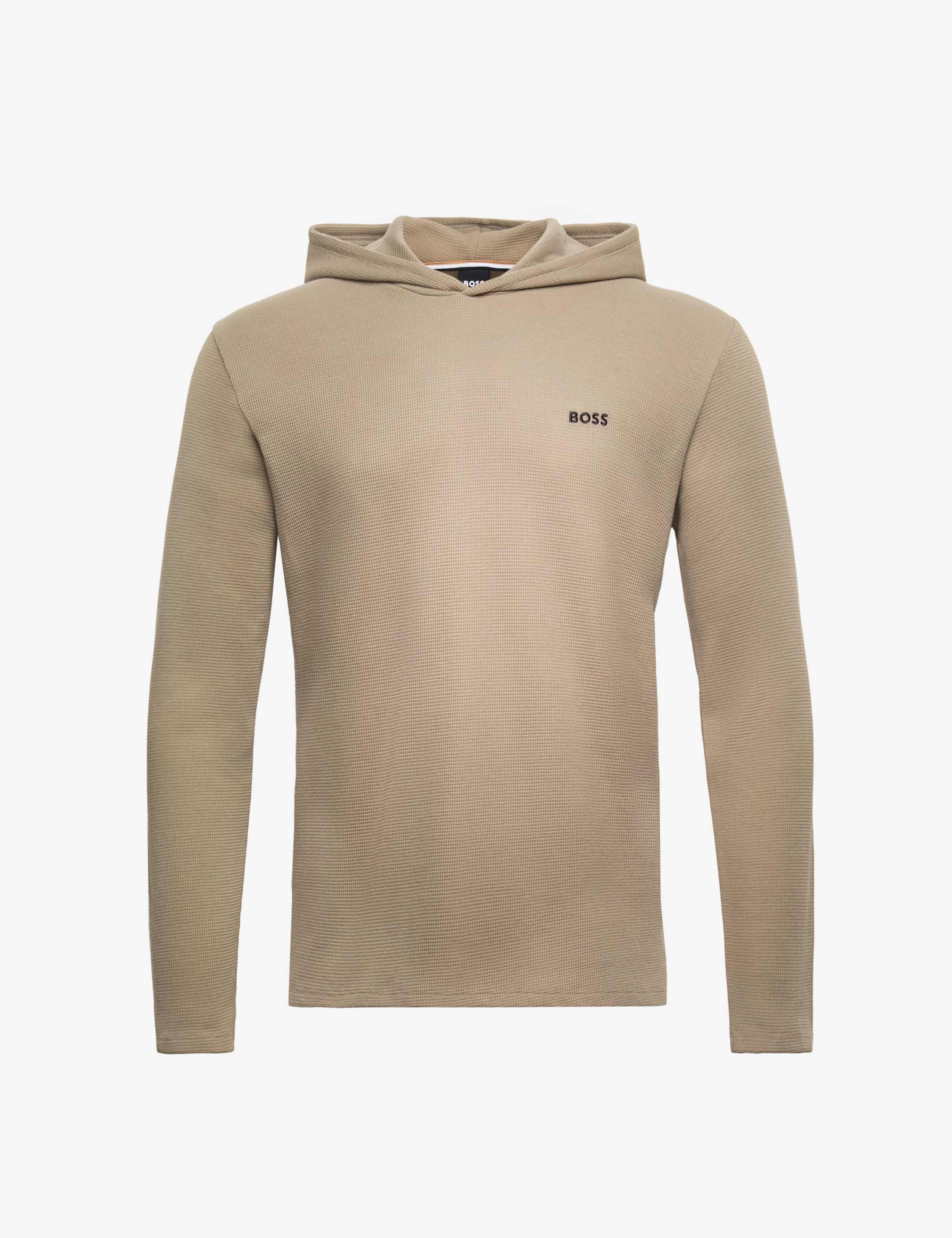 Cotton Rich Waffle Hoodie