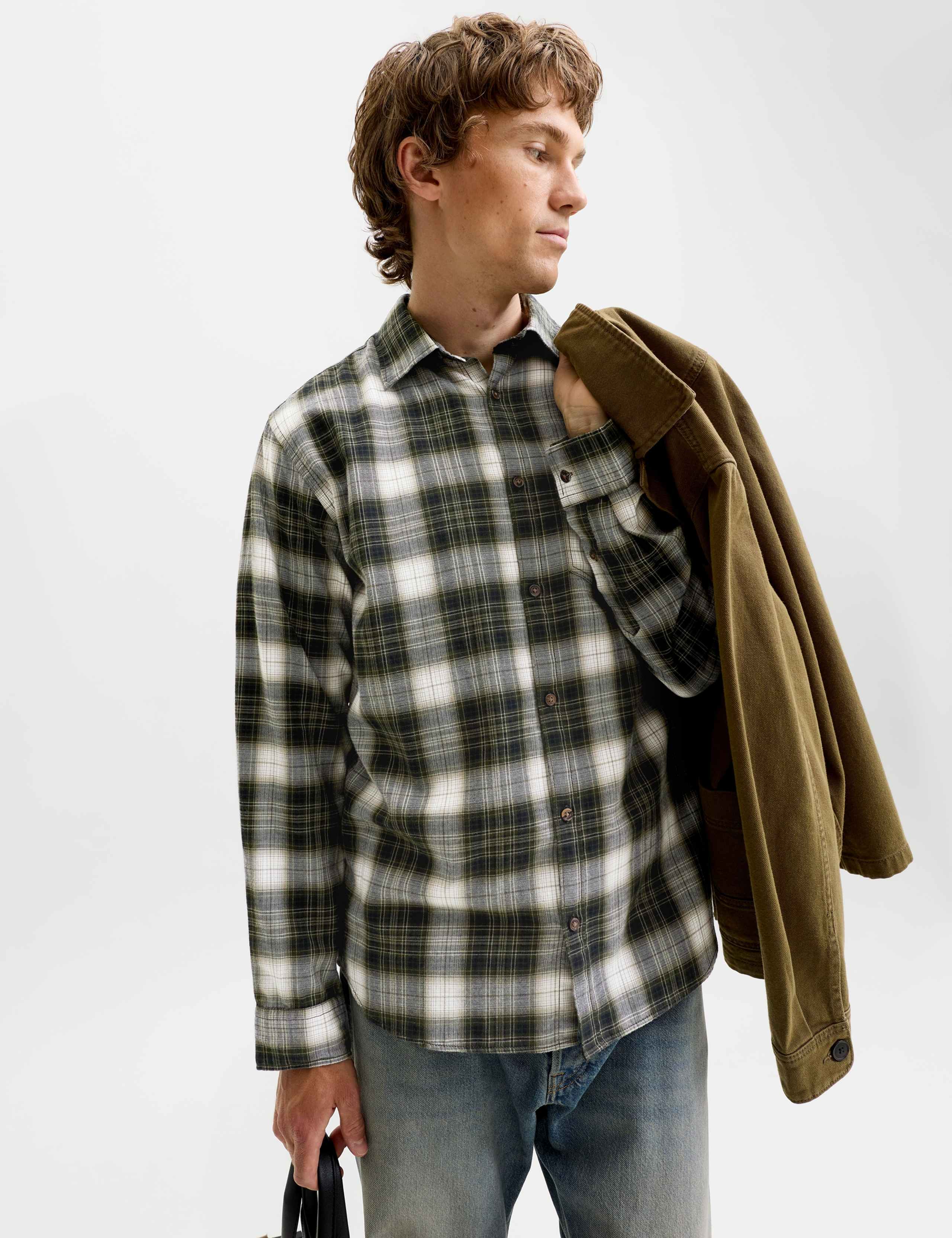 Pure Cotton Checked Shirt