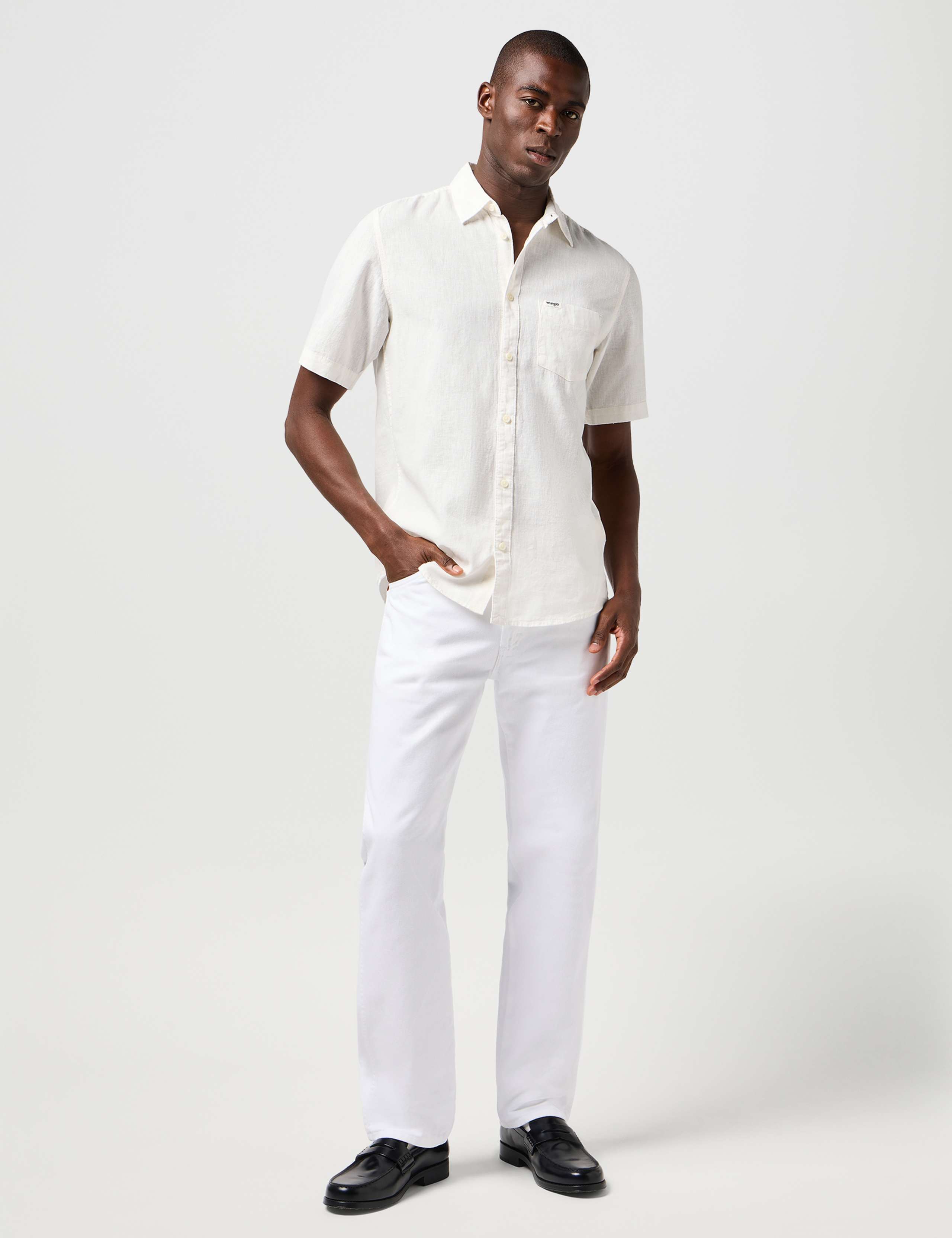 Straight Fit Pure Cotton Jeans