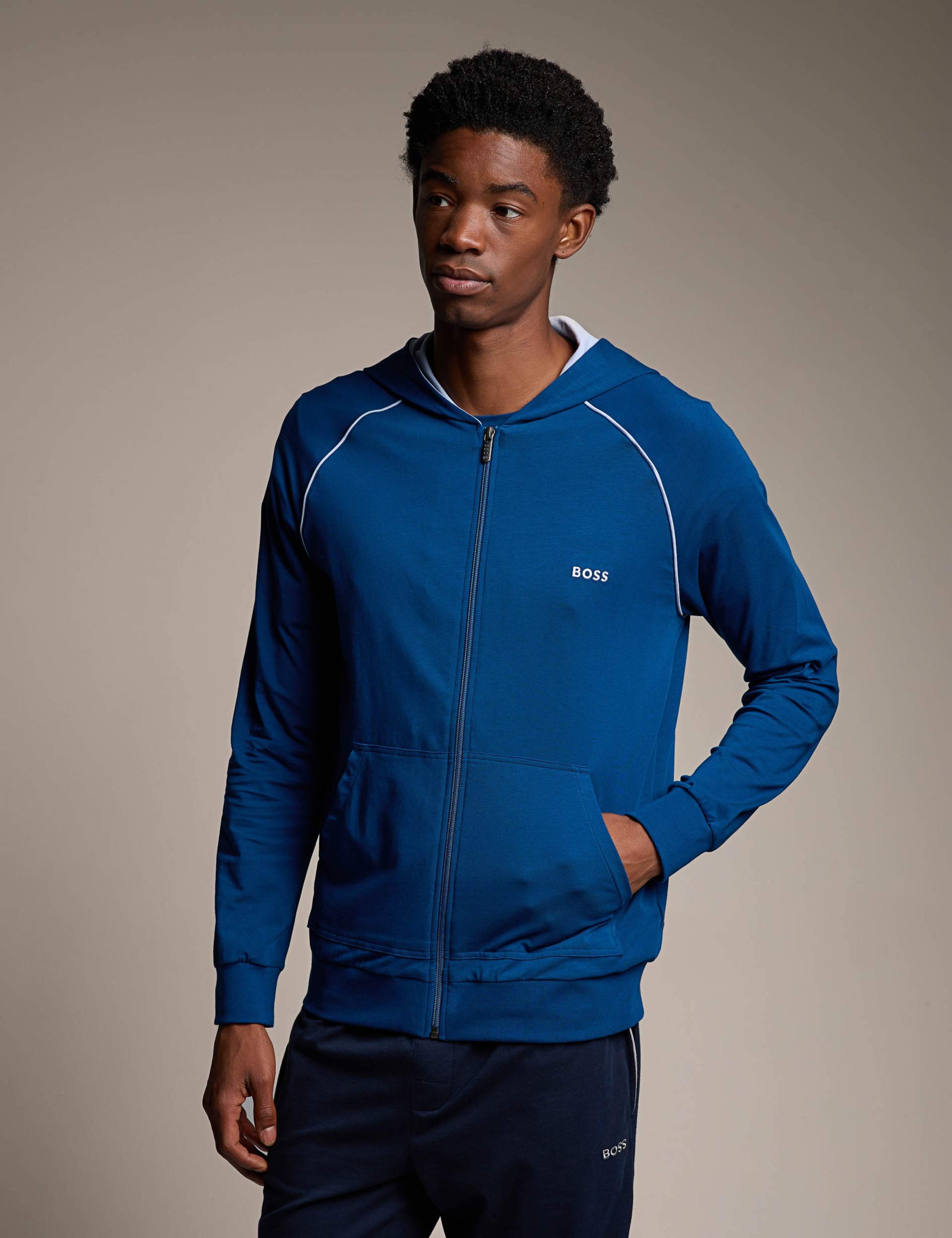 Cotton Rich Zip Up Hooded Jacket