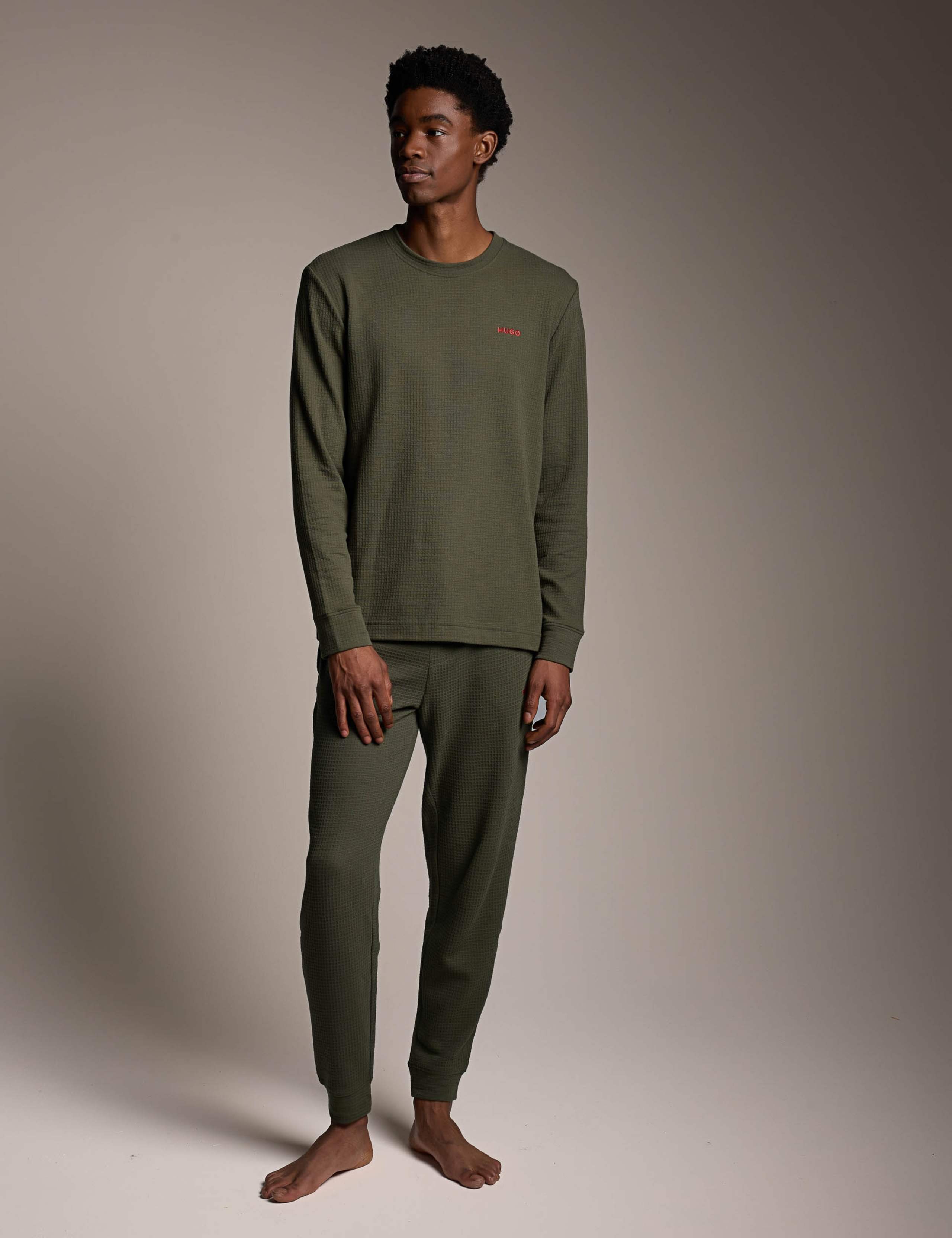 Regular Fit Textured Cotton Rich Sweatshirt