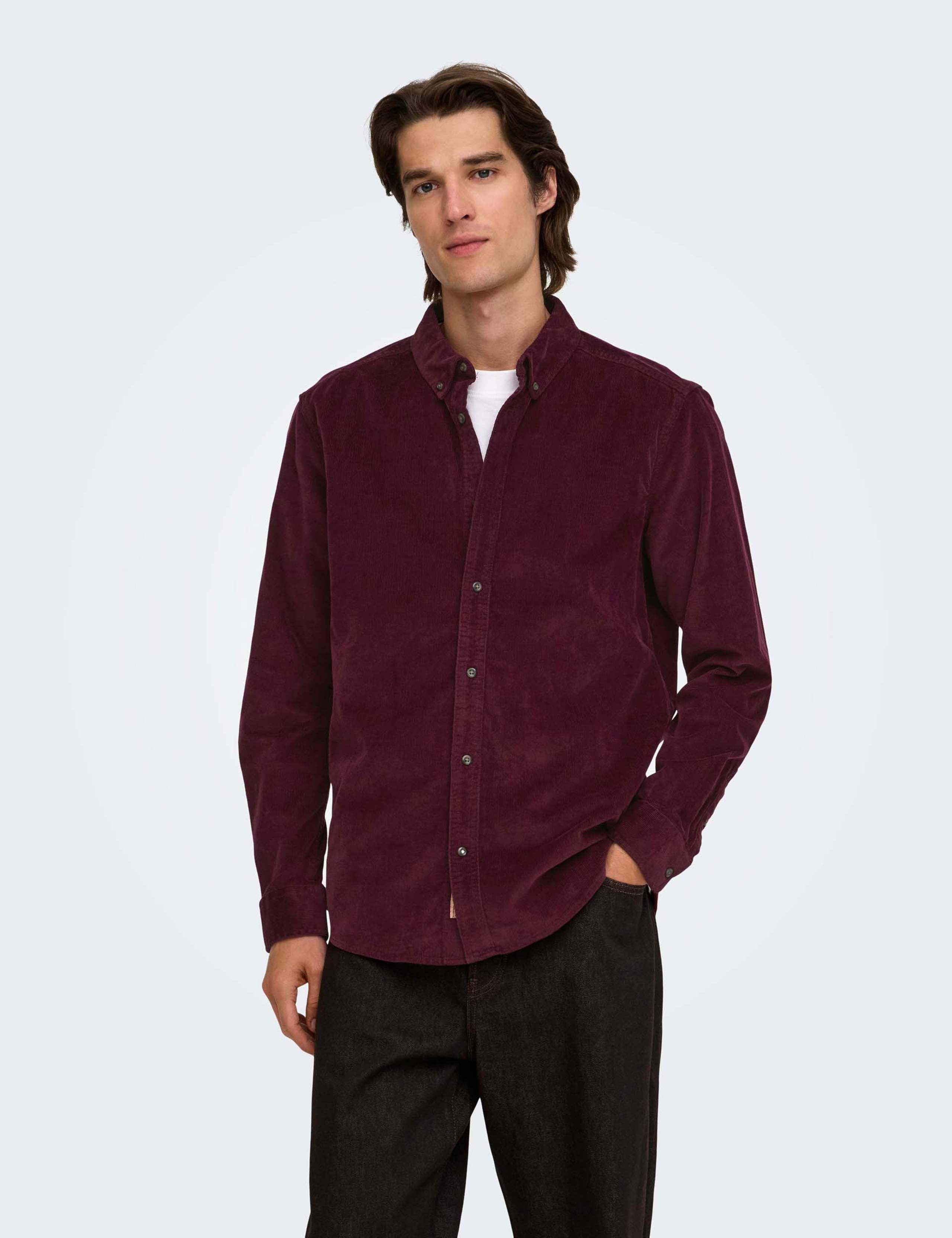Regular Fit Corduroy Shirt