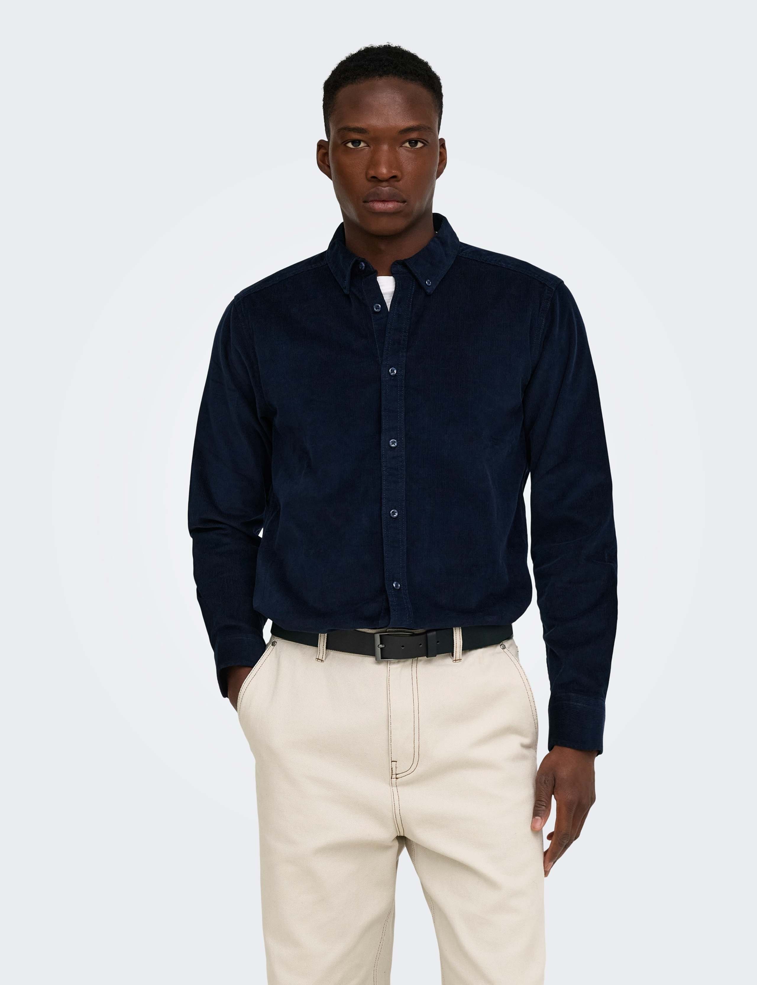 Regular Fit Corduroy Shirt