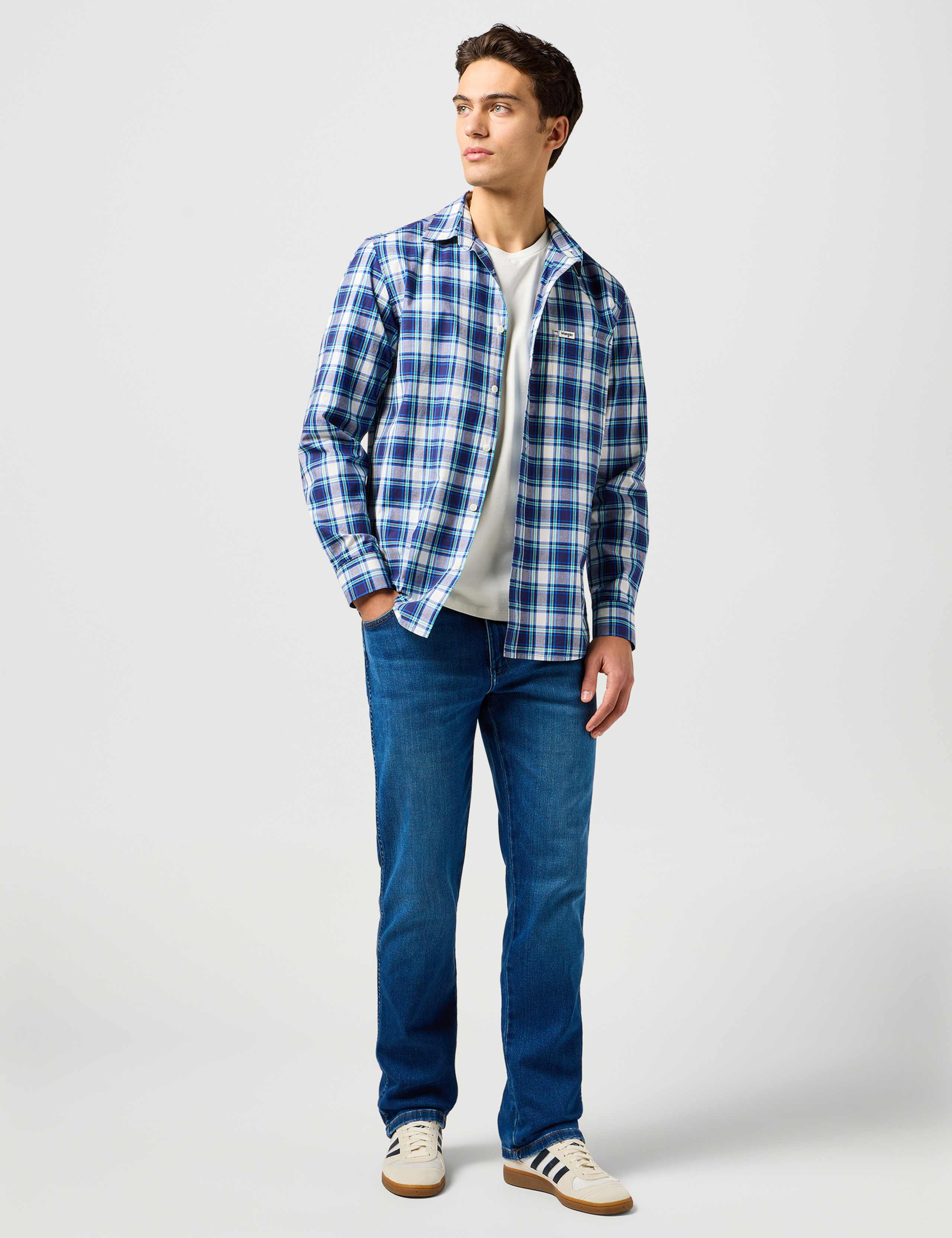 Straight Fit 5 Pocket Jeans