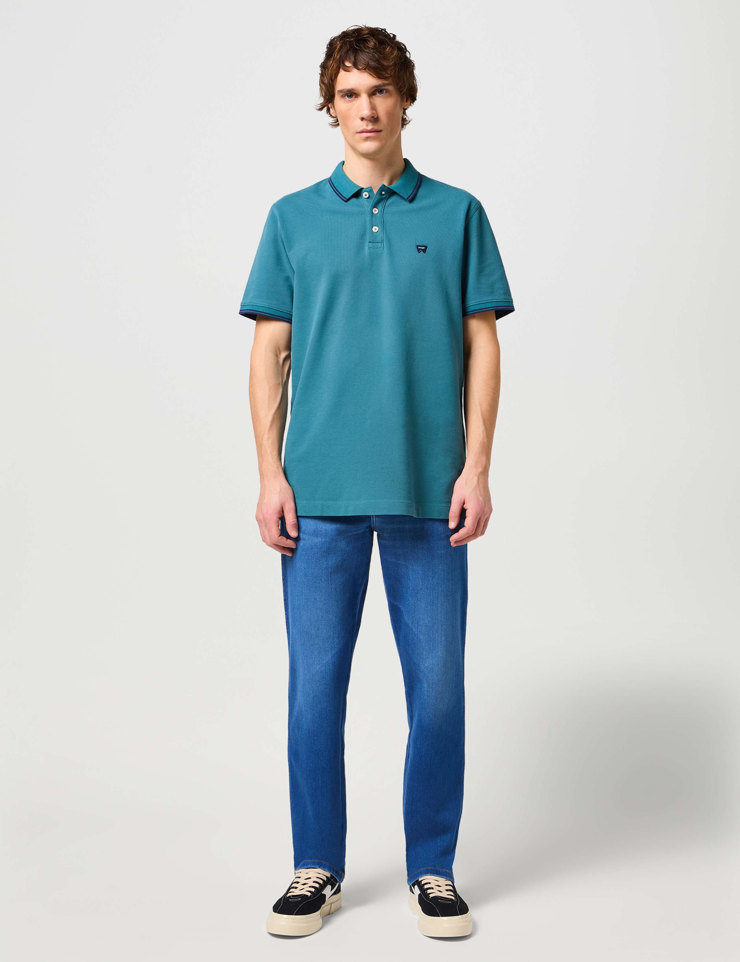 Straight Fit 5 Pocket Jeans