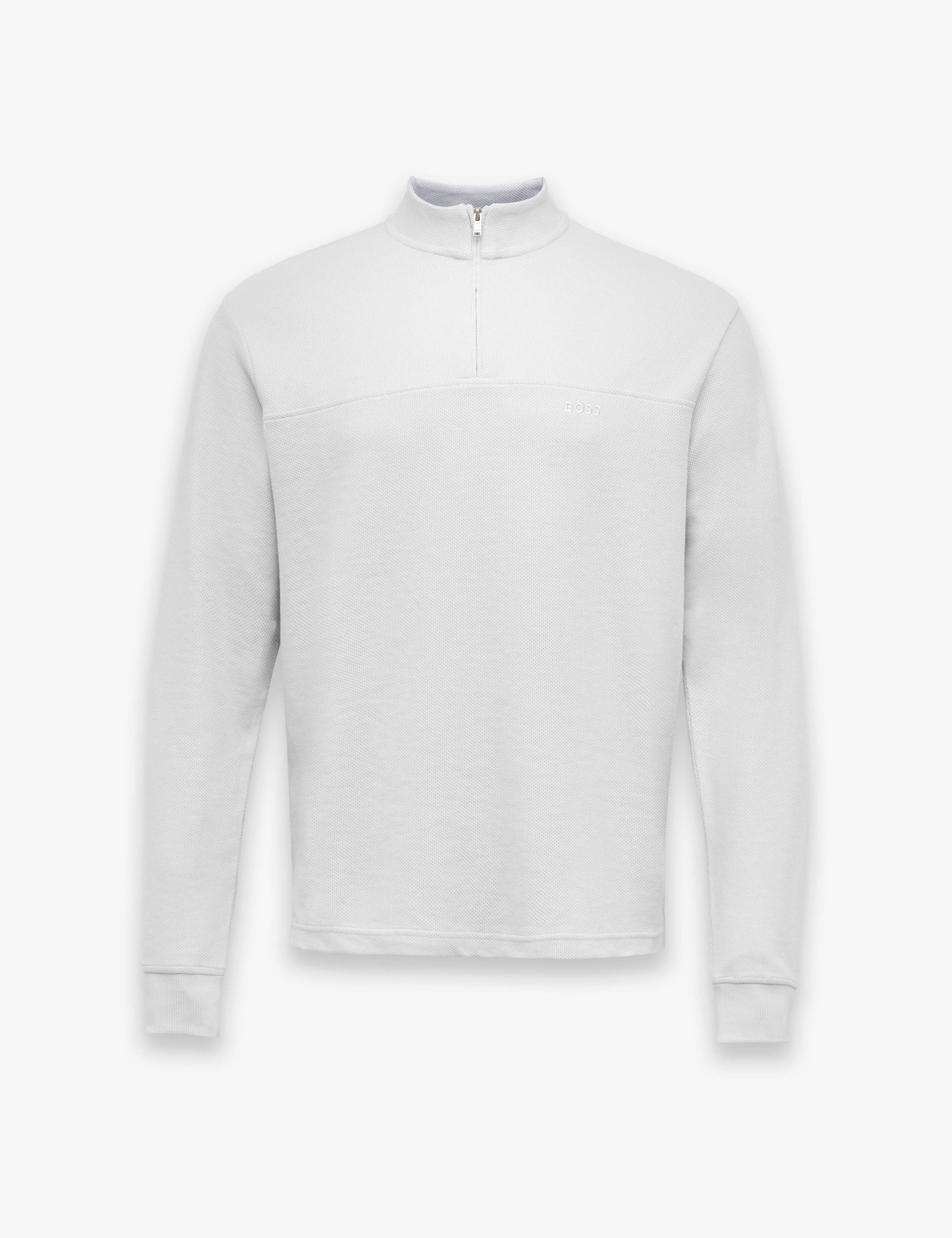 Cotton Rich Half Zip Sweatshirt