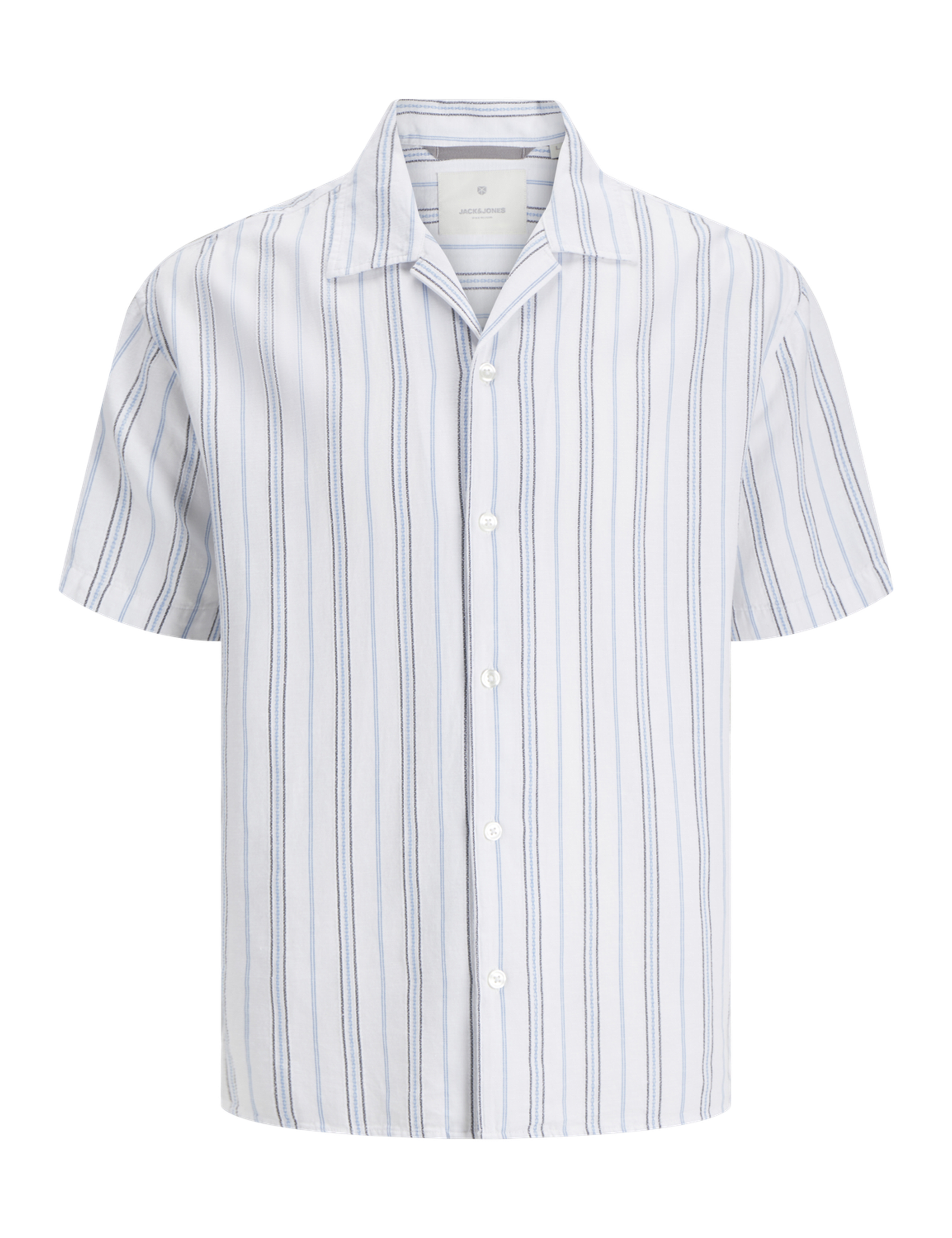 Relaxed Fit Cotton Rich Striped Shirt