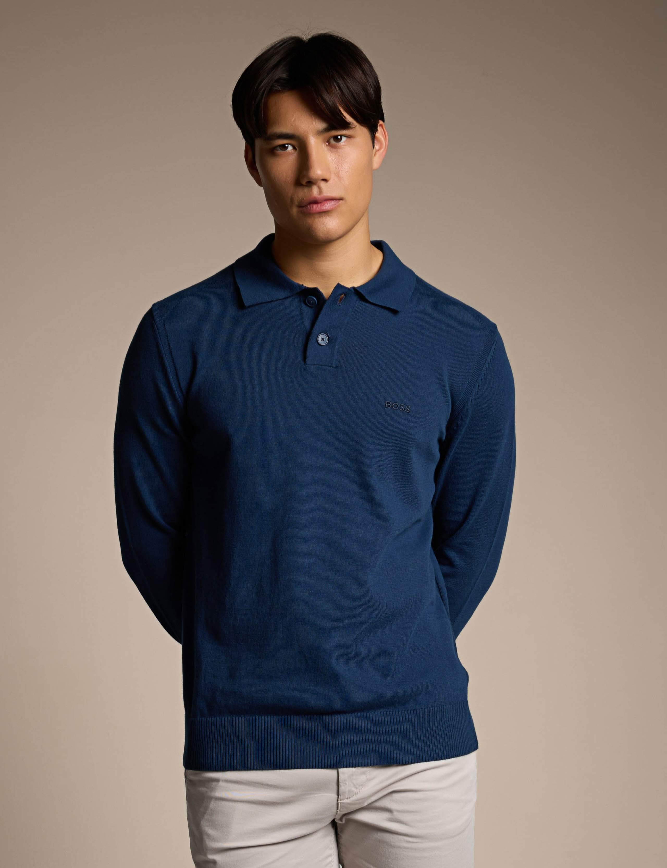 Asac_PL Cotton Rich Textured Polo Shirt