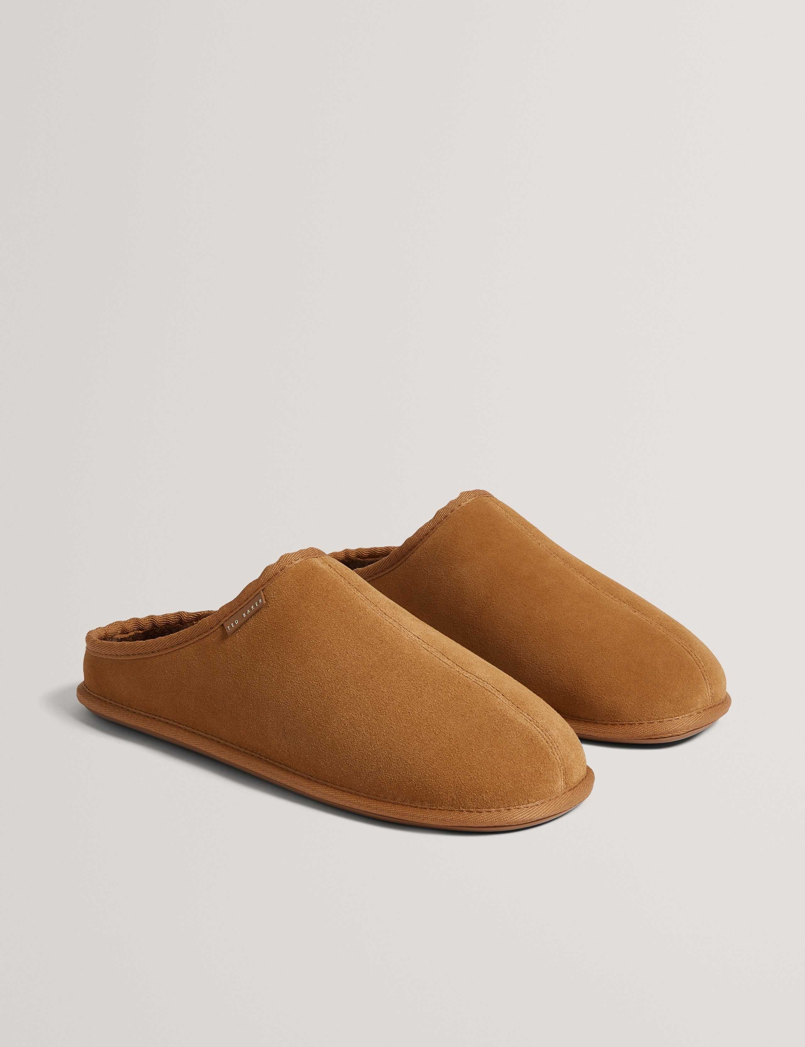 Suede Mule Slippers