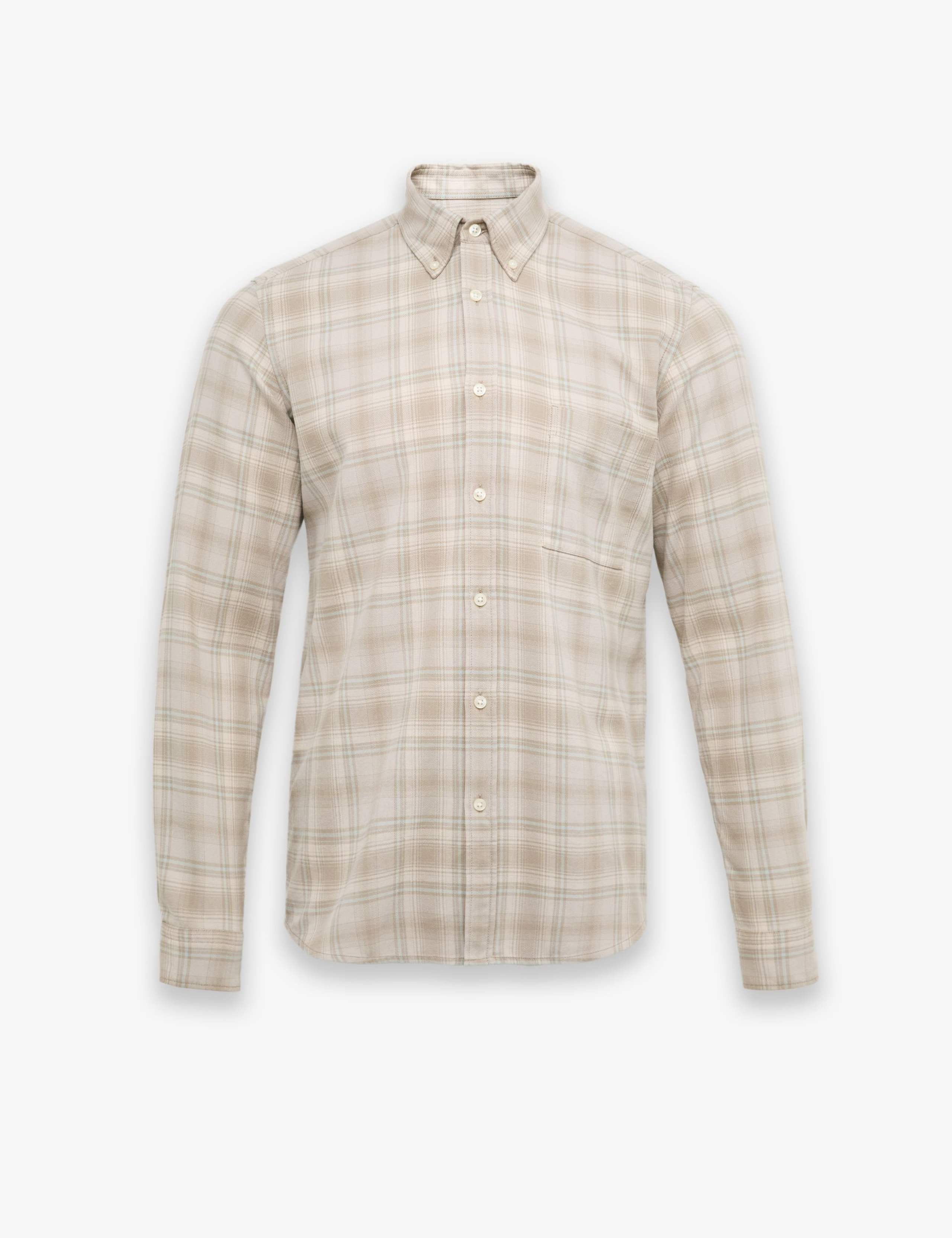 Regular Fit Pure Cotton Checked Flannel
