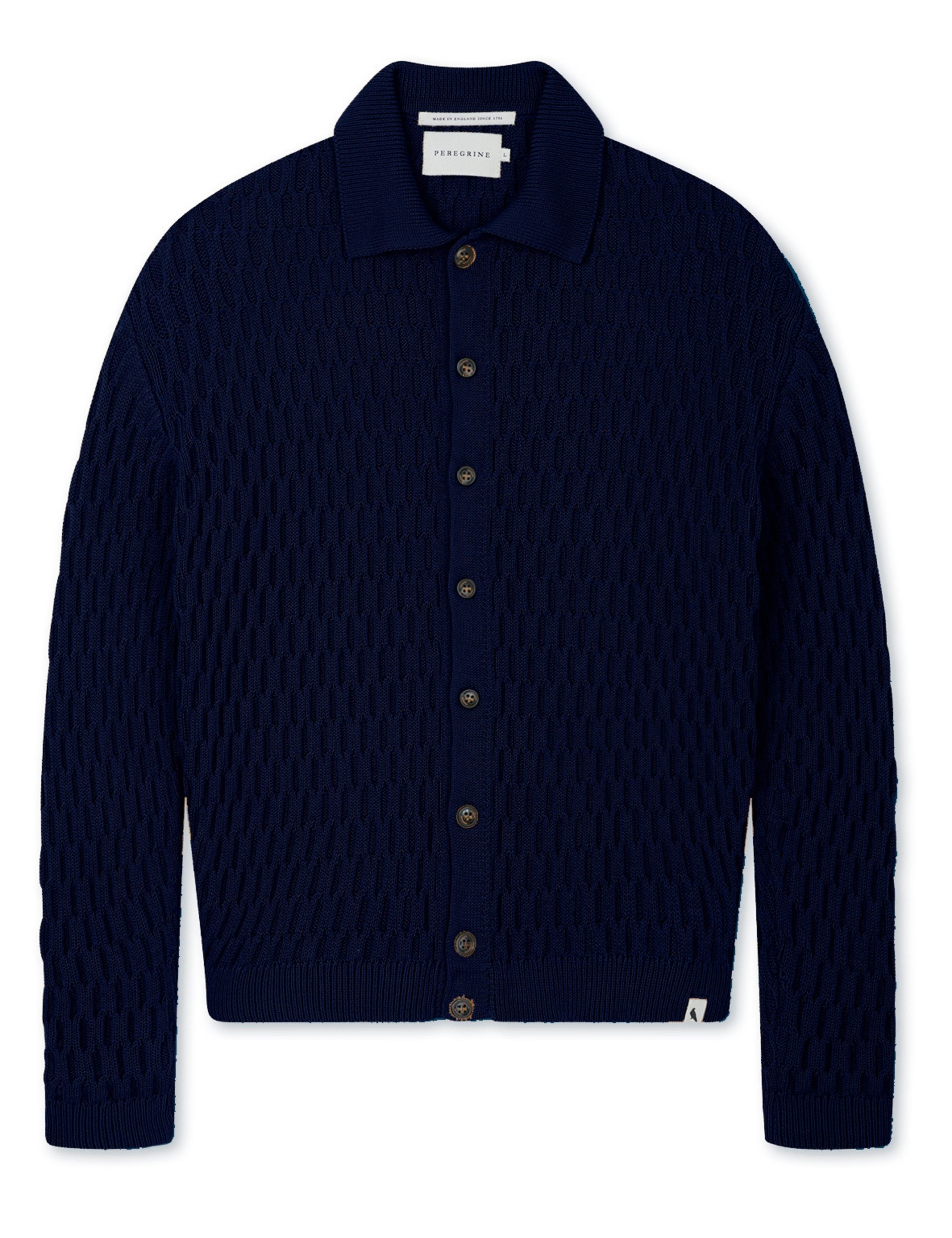 Pure Cotton Collared Cardigan